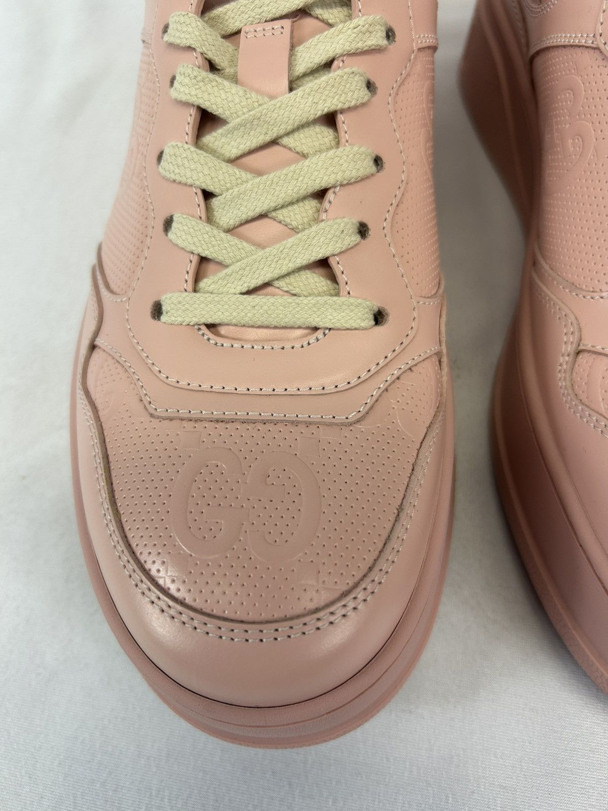 Gucci Gucci GG Embossed Leather Sneakers Size US 11 / IT 41 - 6 Thumbnail