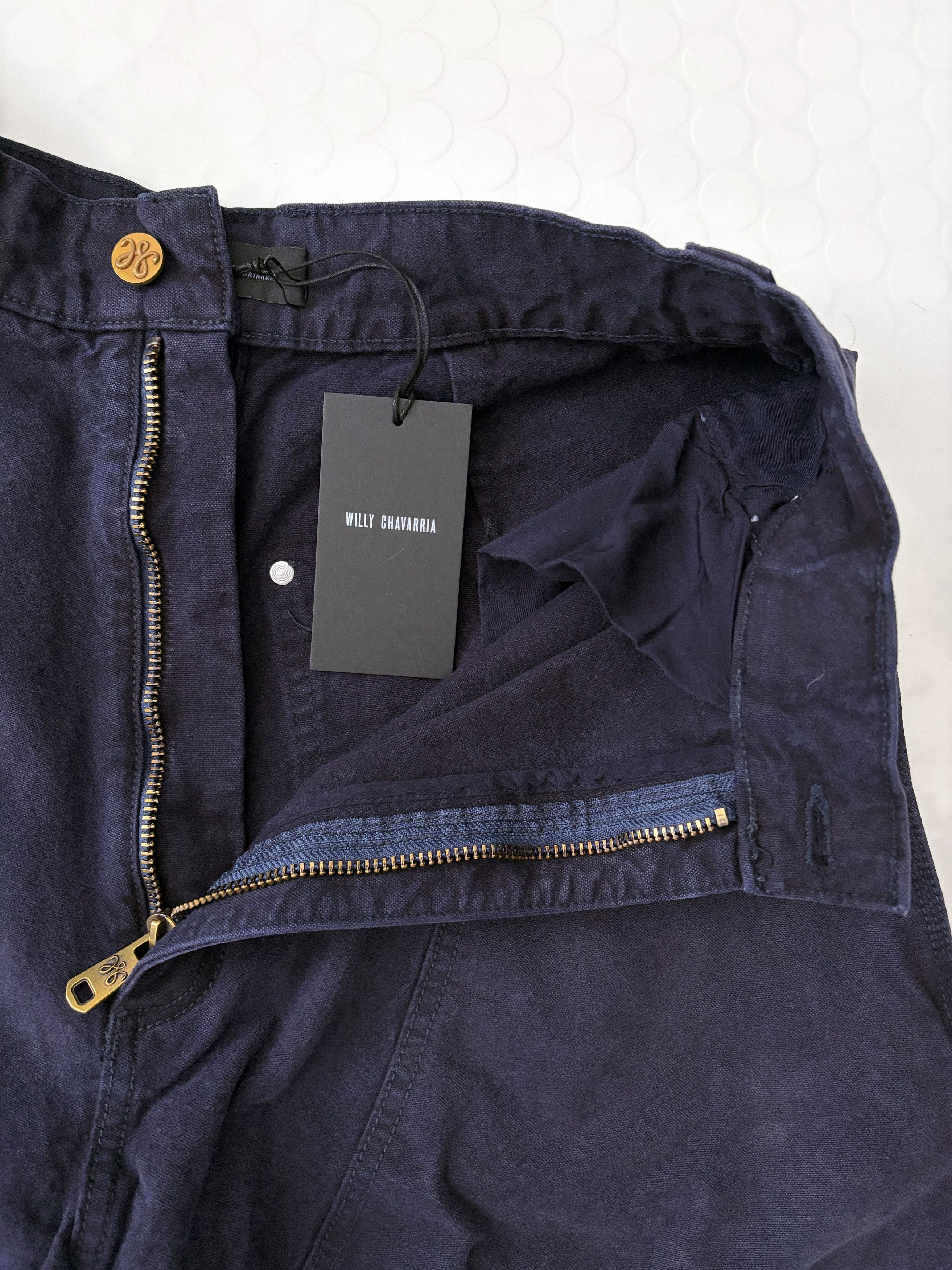 Willy Chavarria Stockton Double Knee Short in Peacoat Size US 30 / EU 46 - 4 Thumbnail