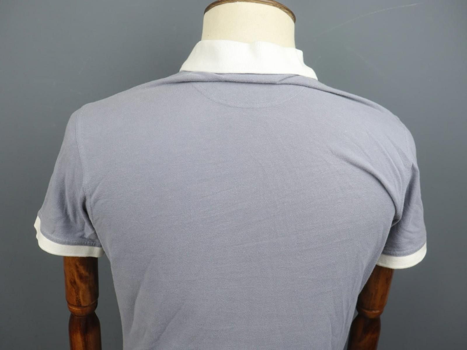 Barbour Barbour Gray 100% Cotton Collared Casual Polo Shirt Size M Size US M / EU 48-50 / 2 - 5 Thumbnail