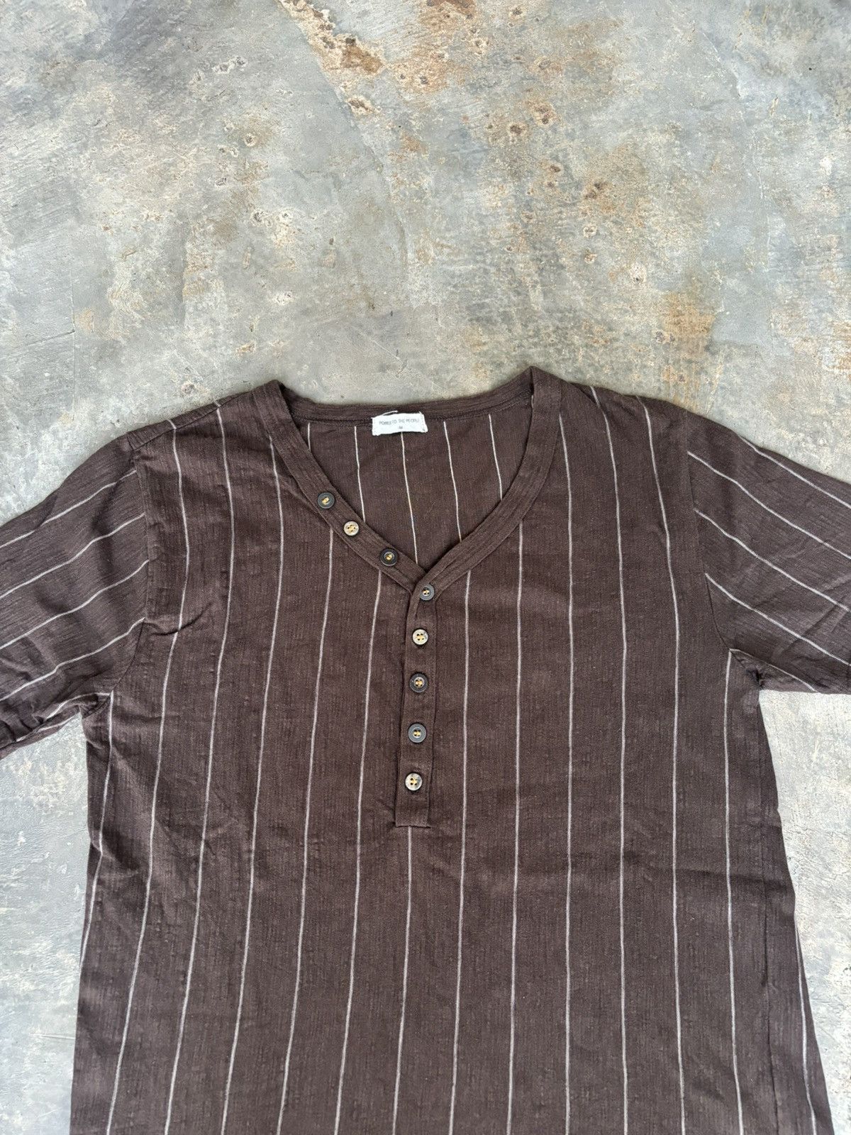 Hysteric Glamour Y2k Power to the people Stripe Shirt Size US M / EU 48-50 / 2 - 2 Thumbnail
