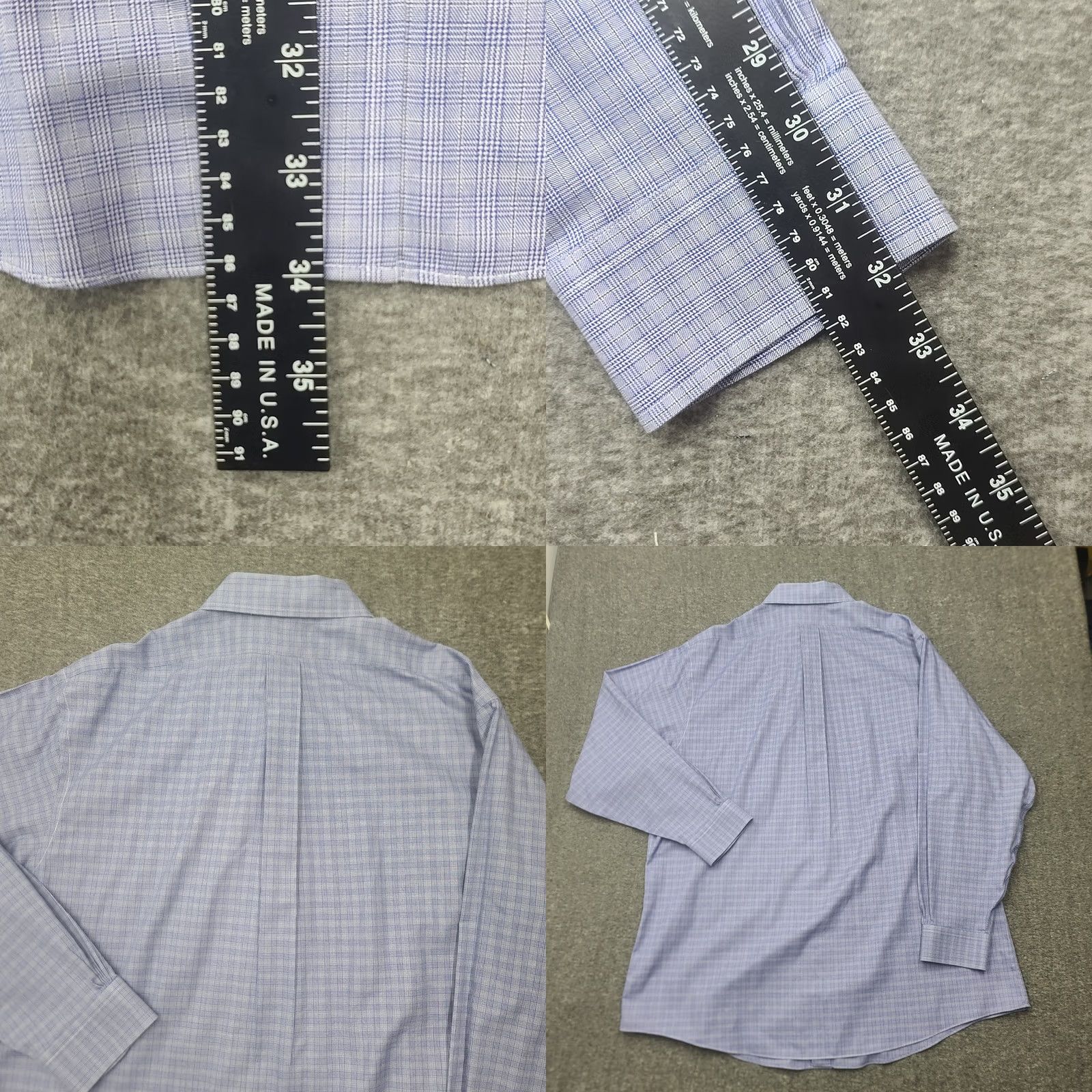 Brooks Brothers Brooks Brothers Regent Fit Shirt Mens 18 34 Blue Check Non Iron Supima Cotton Dress Shirt Button-Down Collar Mens 18 Big & Tall Regular Size US XXL / EU 58 / 5 - 8 Thumbnail