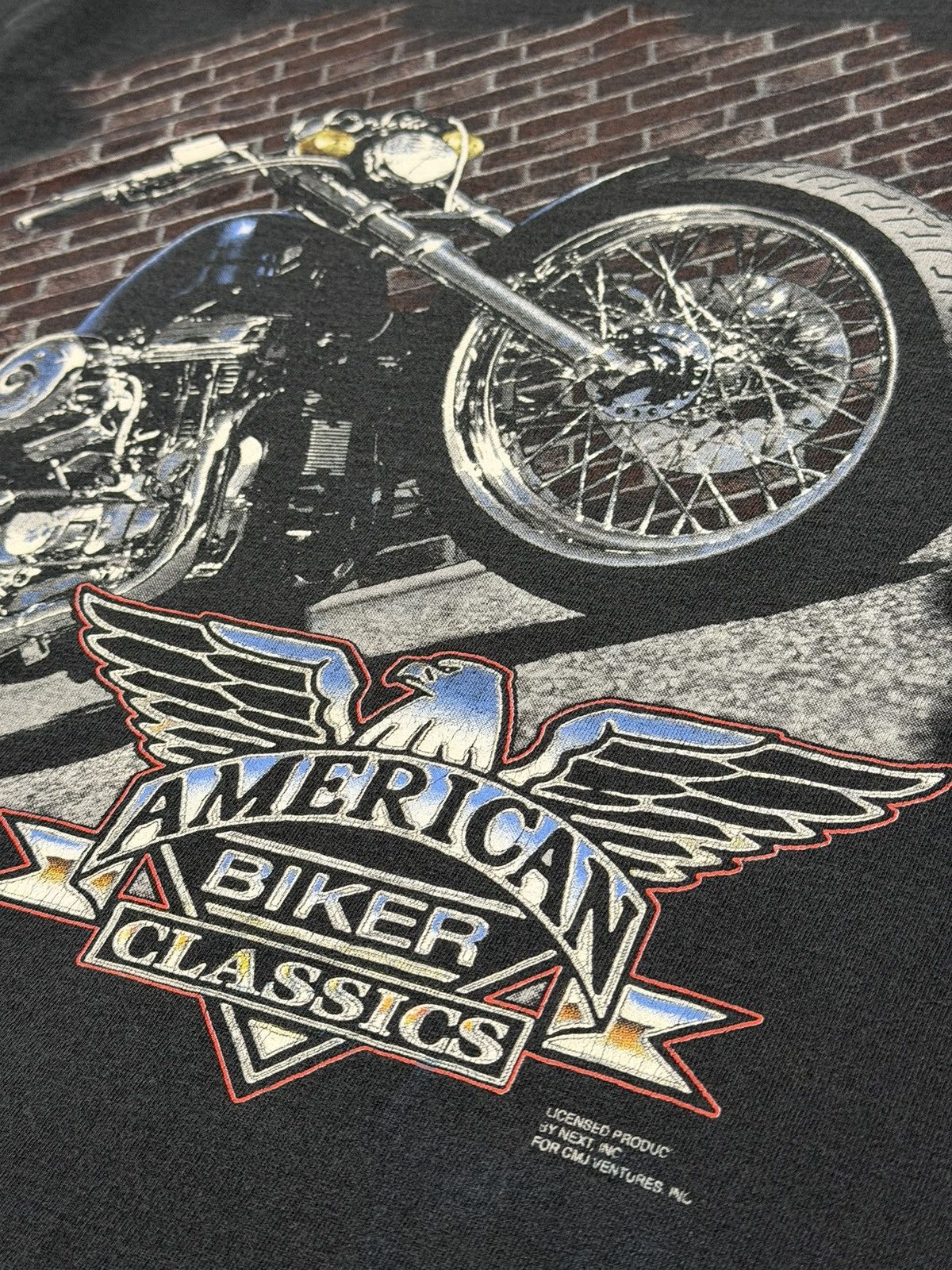 Harley Davidson Vintage 90s American Biker Classics Black Harley Davidson M Size US M / EU 48-50 / 2 - 4 Thumbnail