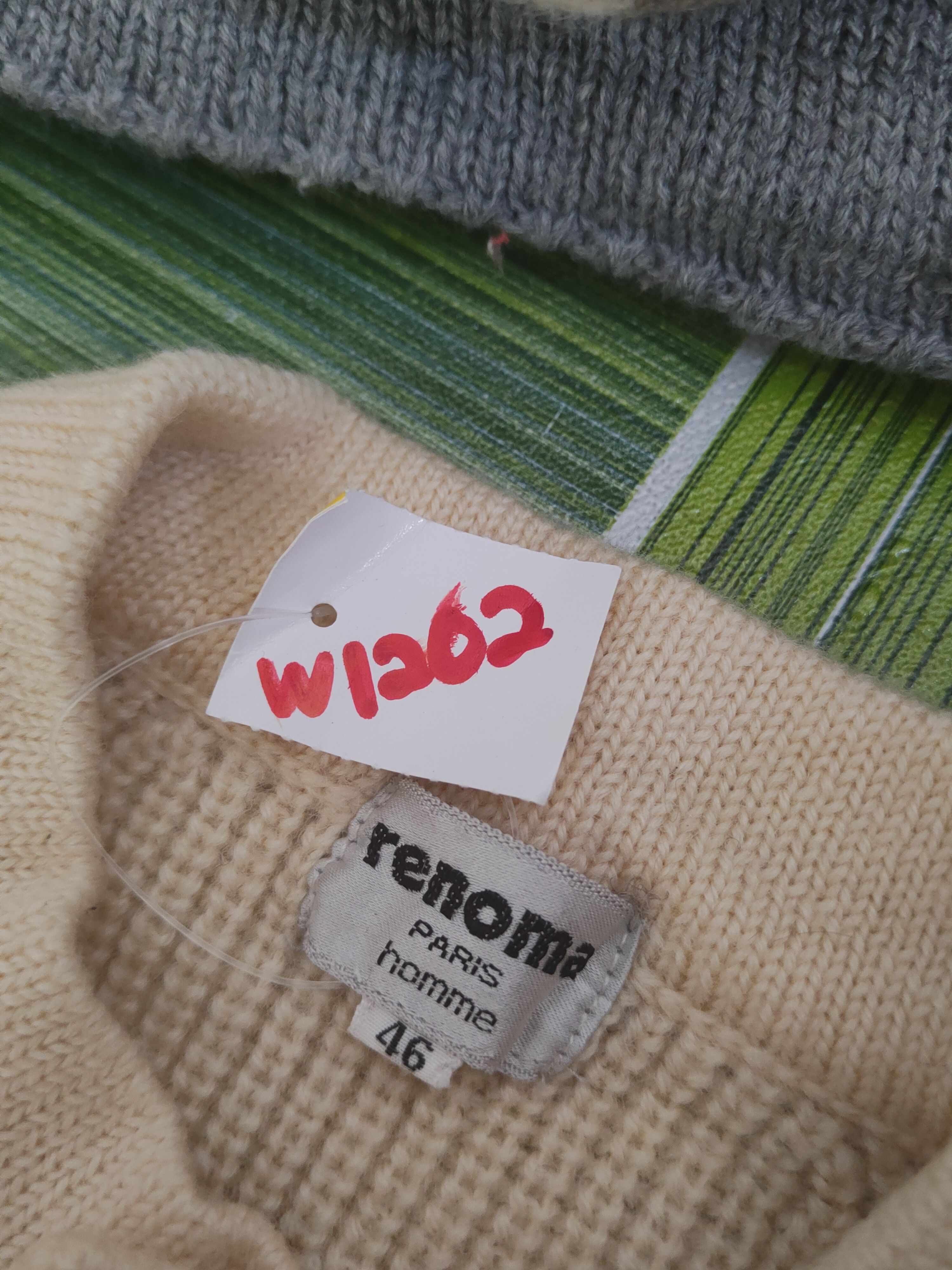 Renoma Renoma Cream Knitwear ripped distressed Cardigan #W1202 Size M / US 6-8 / IT 42-44 - 12 Thumbnail