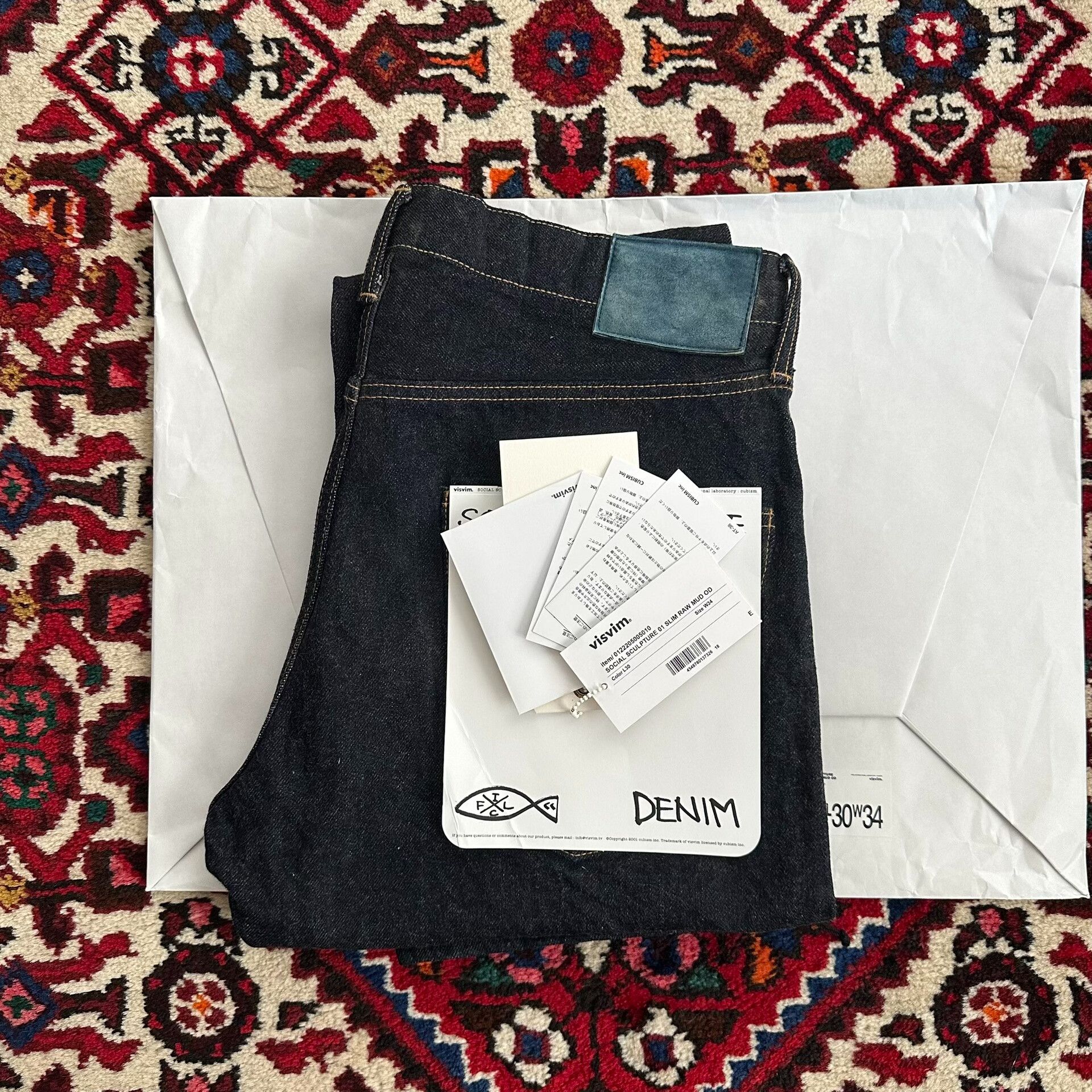 Visvim visvim mud-dyed denim pants w34l30 Size US 34 / EU 50 - 1 Thumbnail