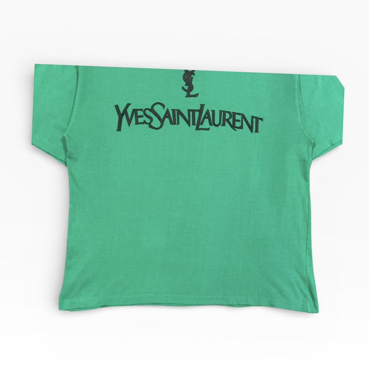 Yves Saint Laurent Vtg🔥YvesSaintLaurent Embossed Printed Spellout Logo Size US L / EU 52-54 / 3 - 4 Thumbnail