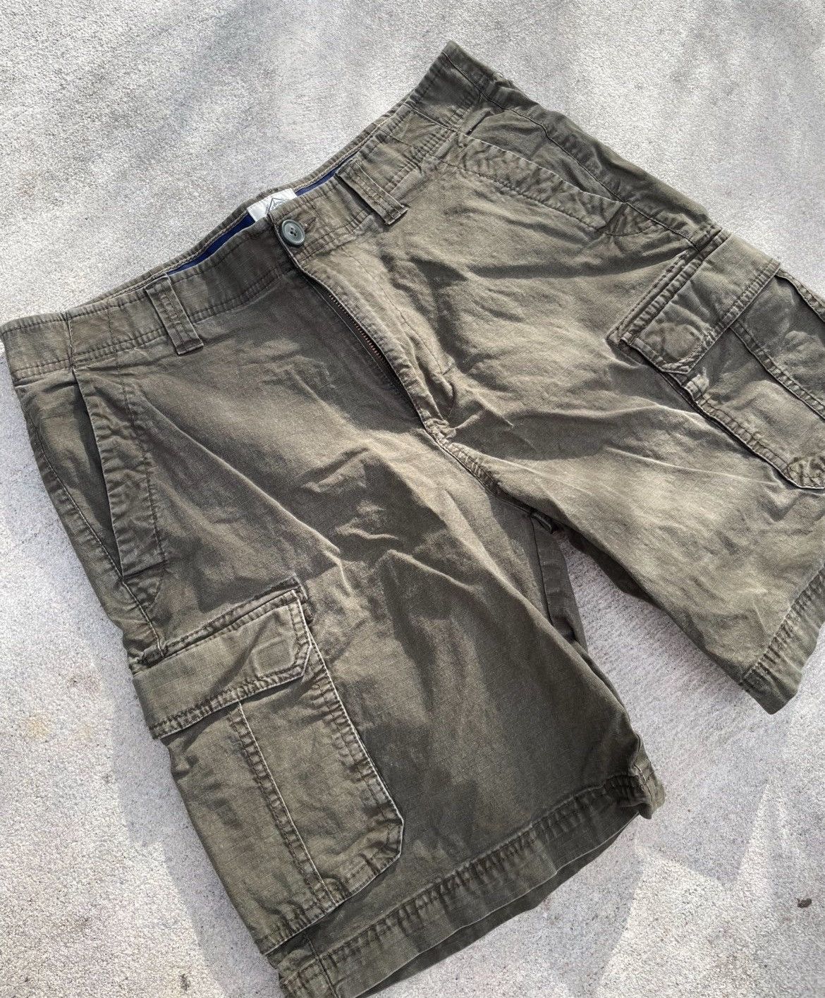 St. Johns Bay St. John’s Bay Men’s Cargo Shorts 34 – Olive Green – Cotton Size US 34 / EU 50 - 3 Thumbnail