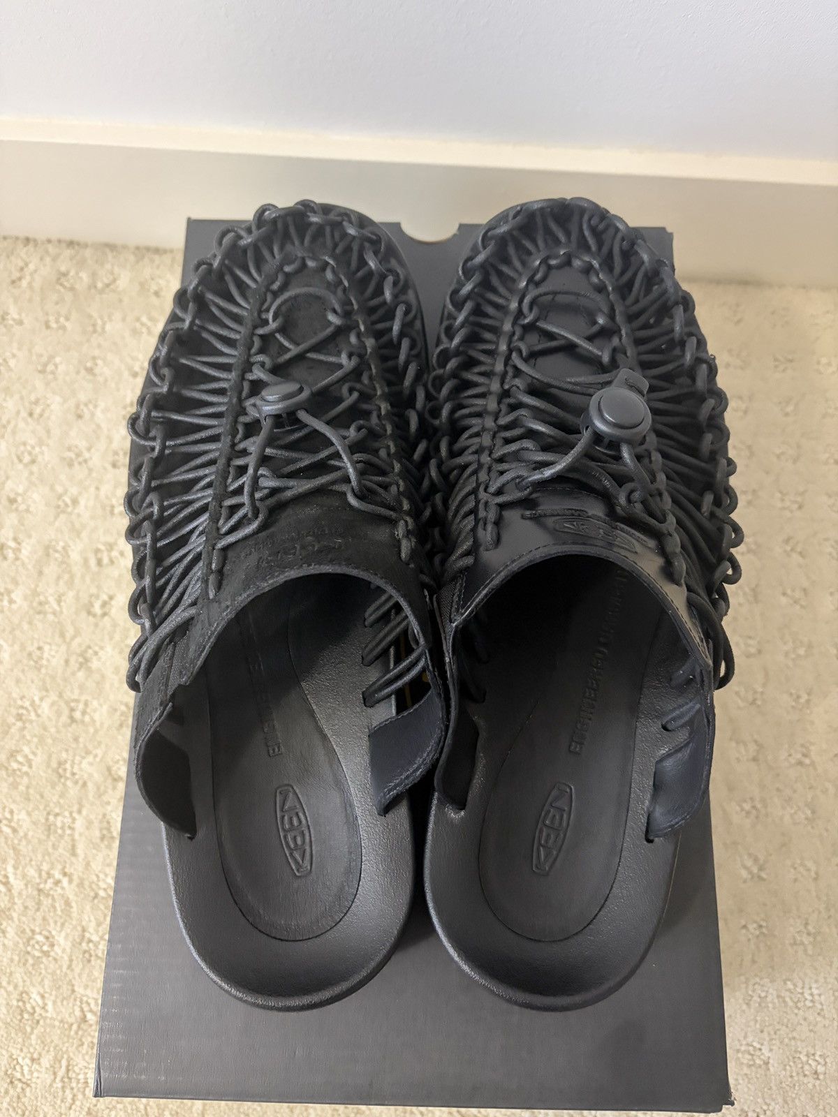Engineered Garments Keen x Engineered Garments Leather Uneek Slides Size US 9 / EU 42 - 3 Thumbnail