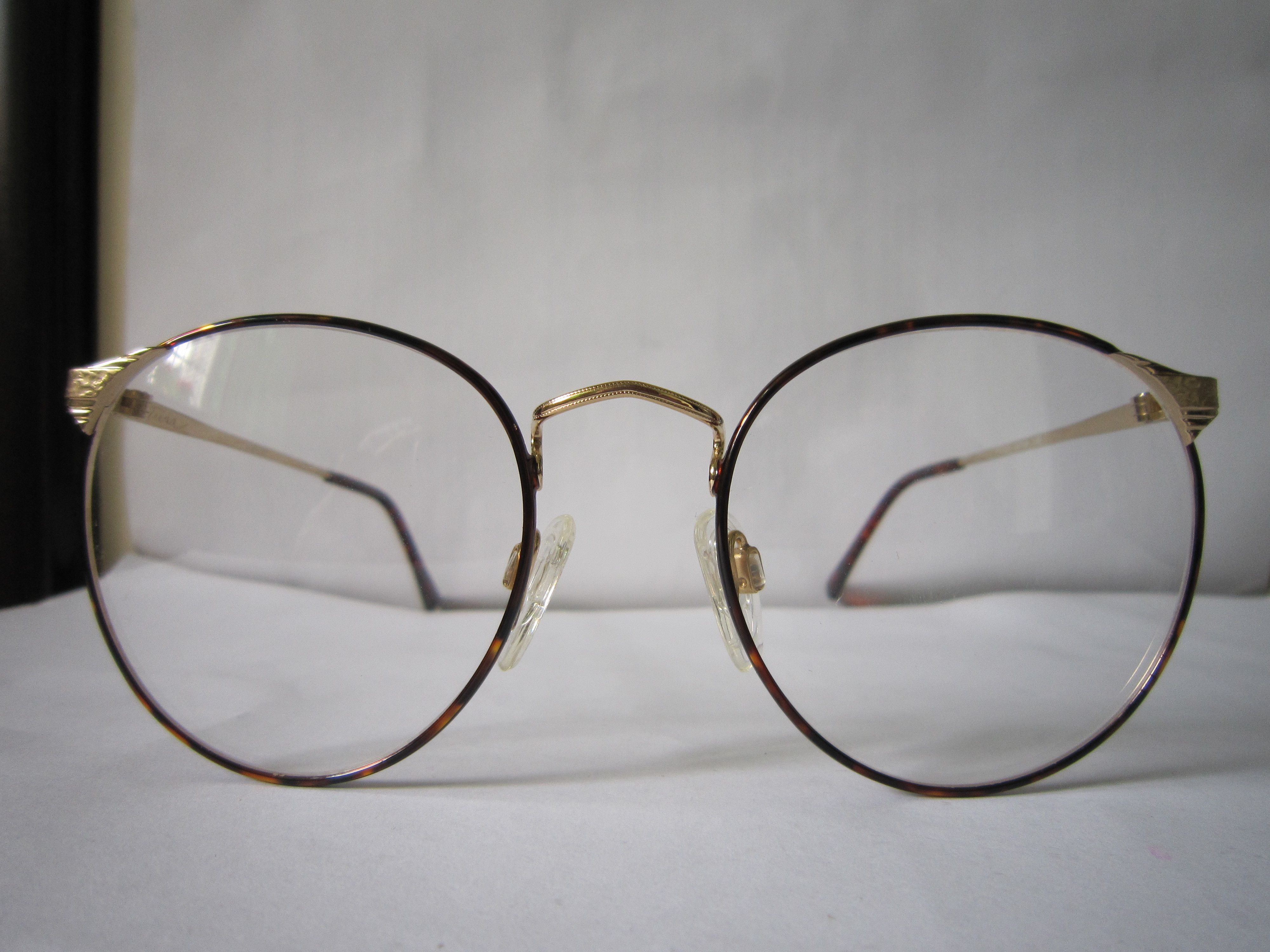 Vintage Vintage 80s TURA Mod 247 Tortoise Round Eyeglasses Size ONE SIZE - 1 Thumbnail