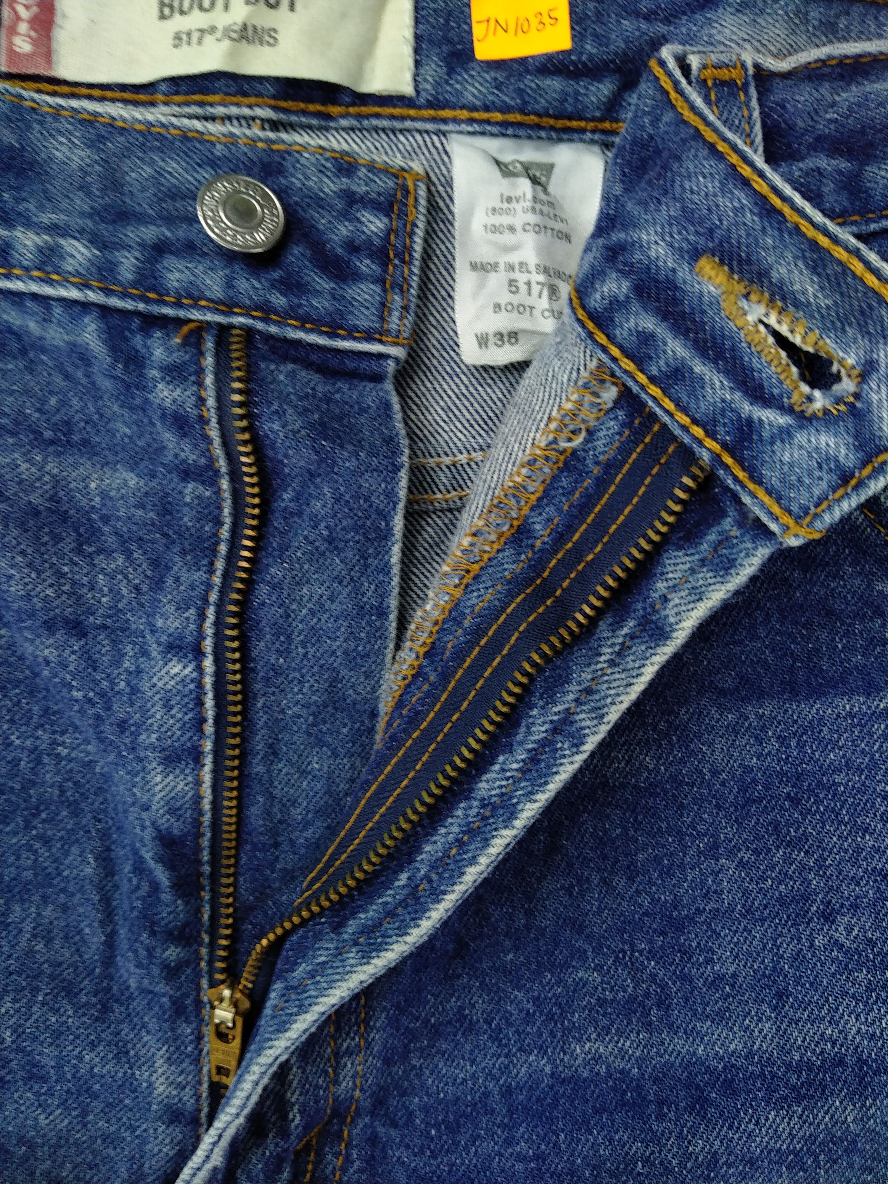 Japanese Brand Boot Cut Vintage Levi's 517 Flare 37x34.5 Denim -JN1035 Size US 37 - 6 Thumbnail