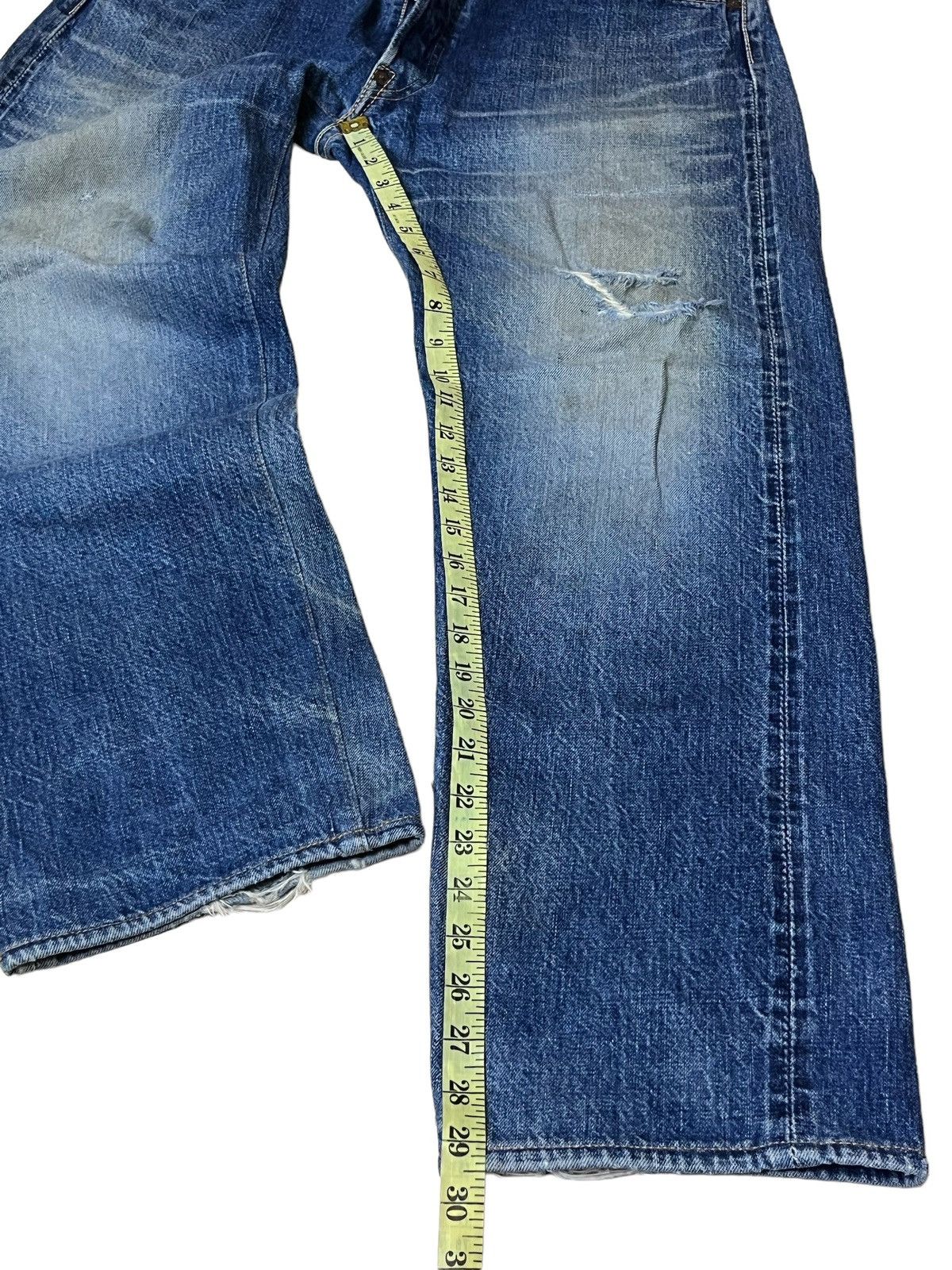 Evisu SICK🔥VINTAGE EVISU PARIS SIOTANI BROTHERS SELVEDGE JEANS Size US 36 / EU 52 - 17 Thumbnail