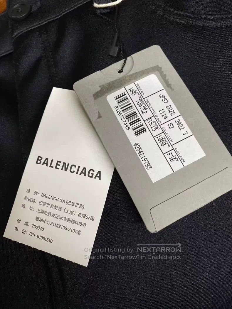 Balenciaga Balenciaga Ladies Pants, Zipper Design at Hem Size 37" - 4 Thumbnail