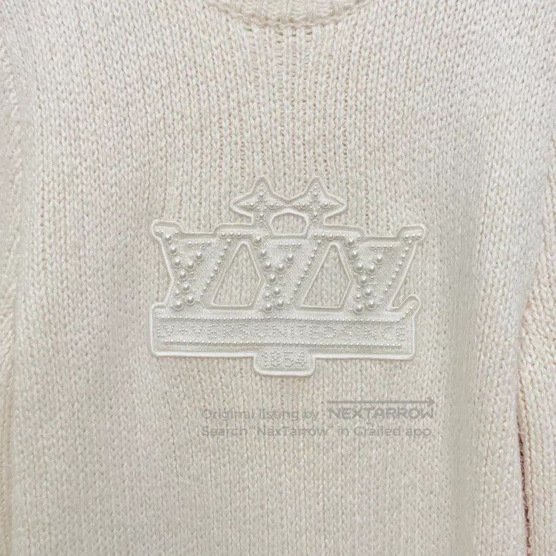 Louis Vuitton Louis Vuitton Solid Color Letter Jacquard Round Neck Knit Size US L / EU 52-54 / 3 - 2 Thumbnail