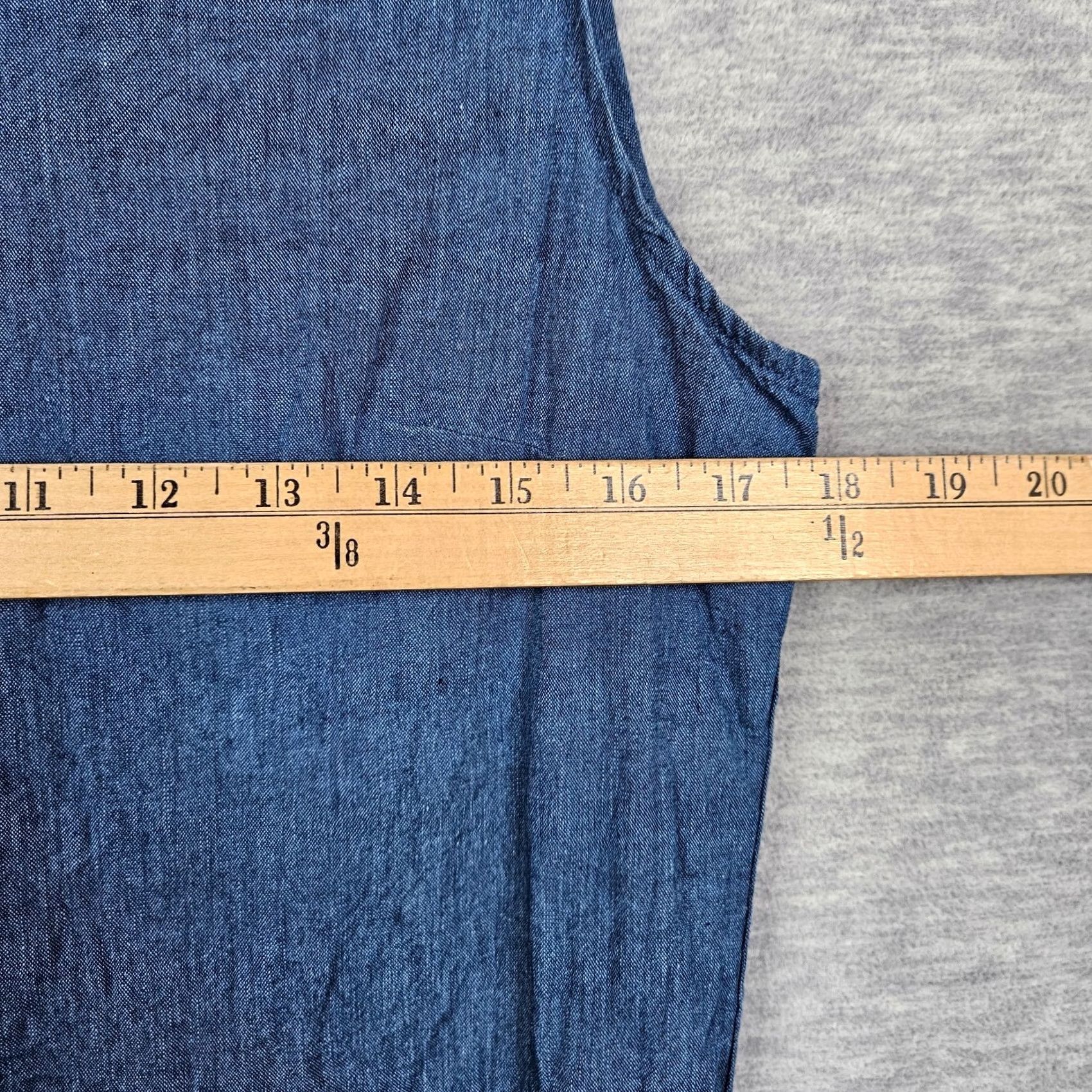 Vintage Guideboat Shirt Dress Sleeve-free M Cotton Blue Button Short Vintage: No N/A; Women’s Everyday Casual 90s Theme Not applicable Size M / US 6-8 / IT 42-44 - 5 Thumbnail