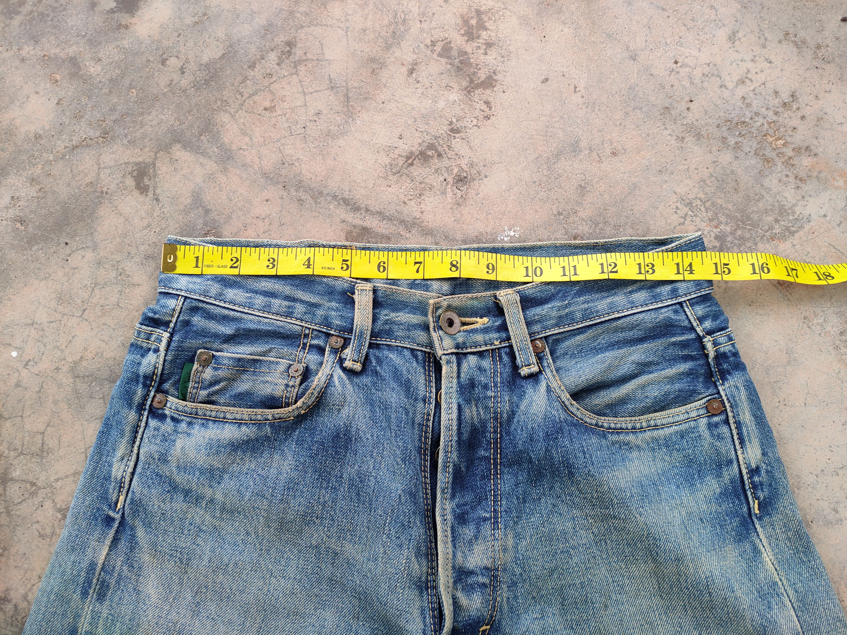 Paul Smith # VINTAGE PAUL SMITH SELVEDGE RUSTY FADED RIPPED JEANS PANTS Size US 30 / EU 46 - 7 Thumbnail