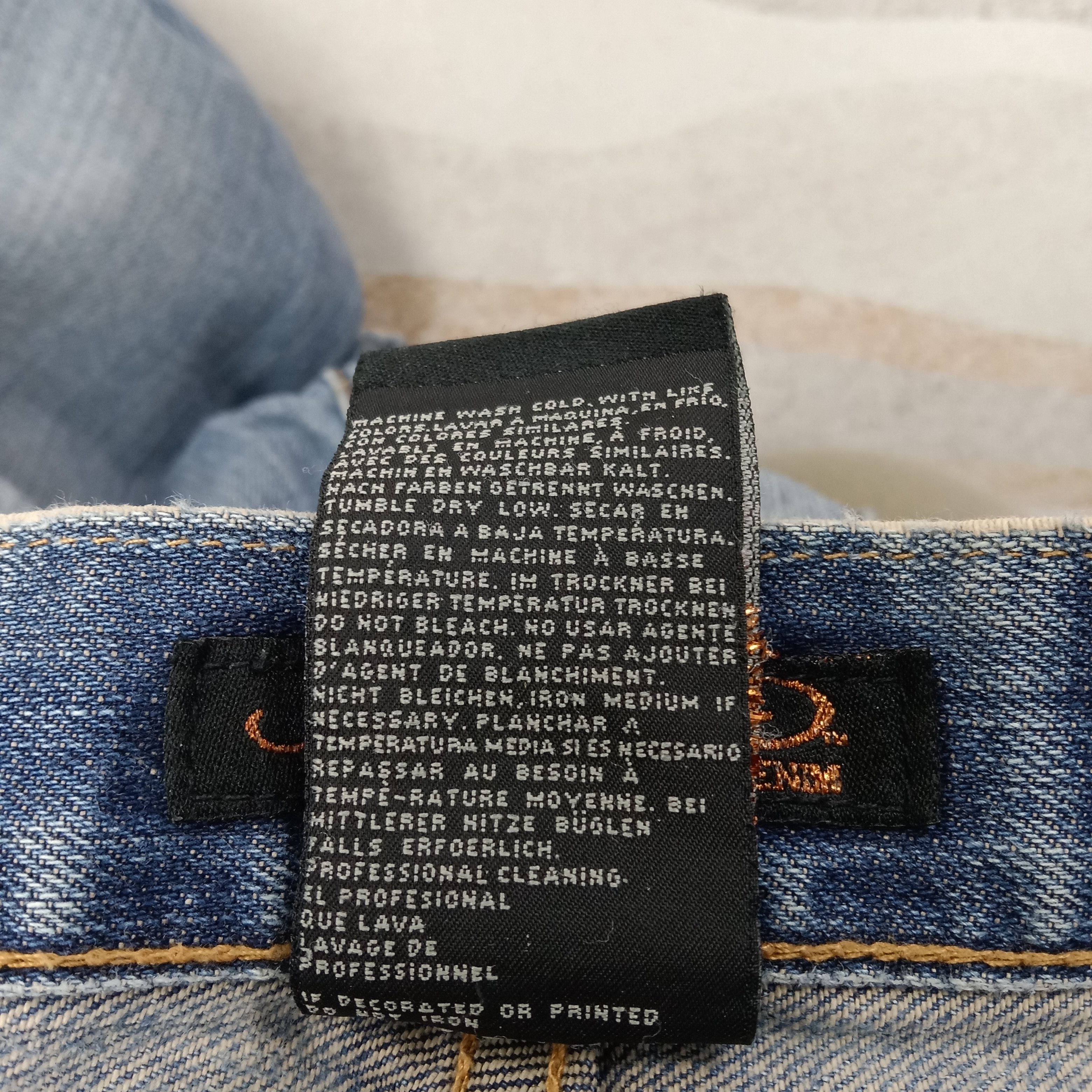 Ed Hardy Ed Hardy by Christian Audiguer Designer Denim Jeans C258N3 Size US 32 / EU 48 - 18 Thumbnail