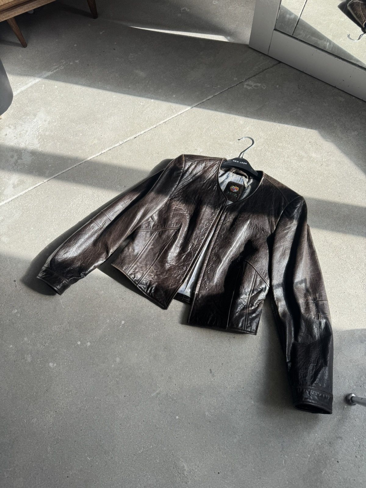 Other 80s Meindl Leather Jacket Designer Rare Size M / US 6-8 / IT 42-44 - 3 Thumbnail