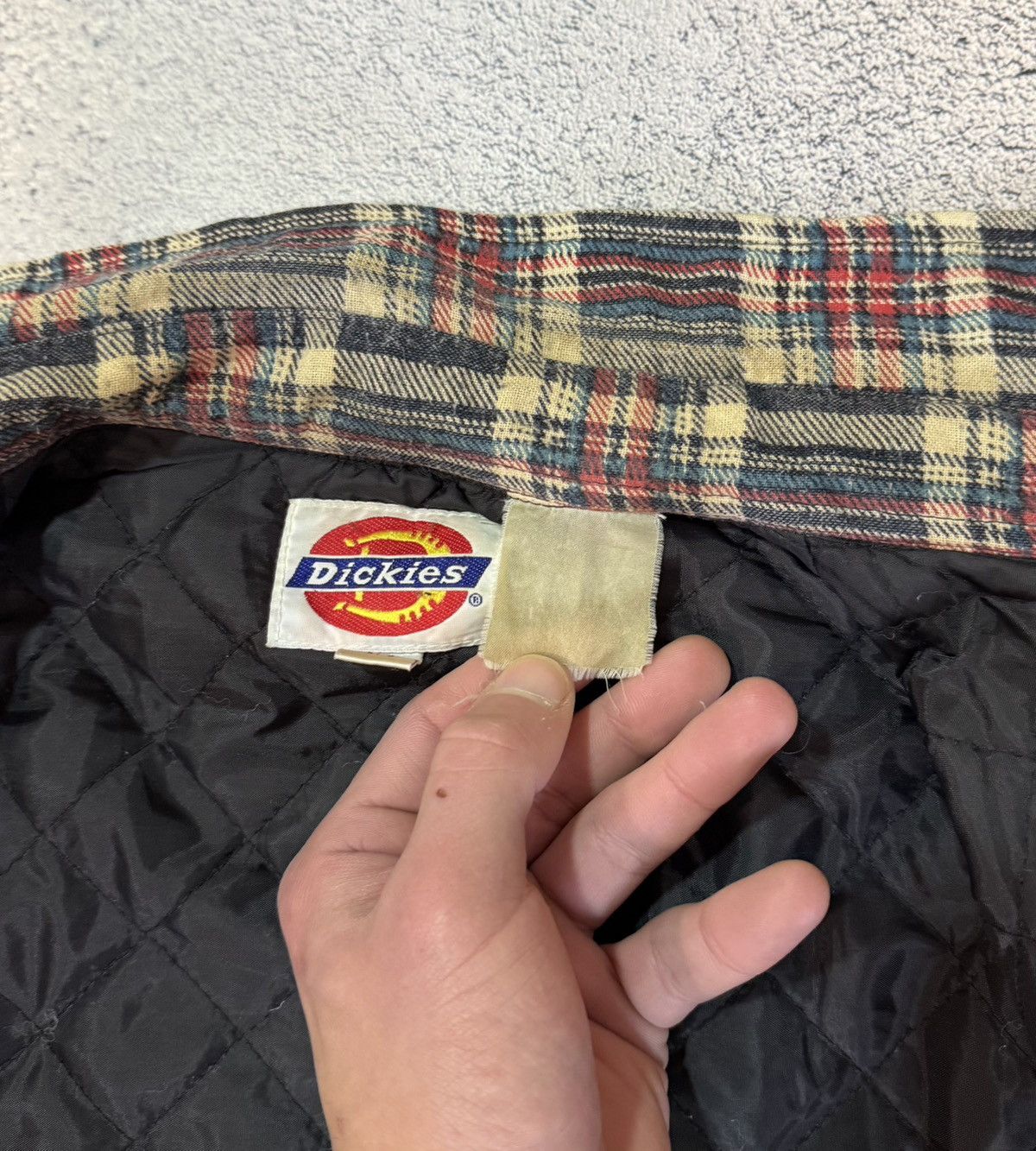 Dickies Vintage Dickies Flannel Shirt Jacket Quilted Lined Mens L Size US L / EU 52-54 / 3 - 12 Thumbnail