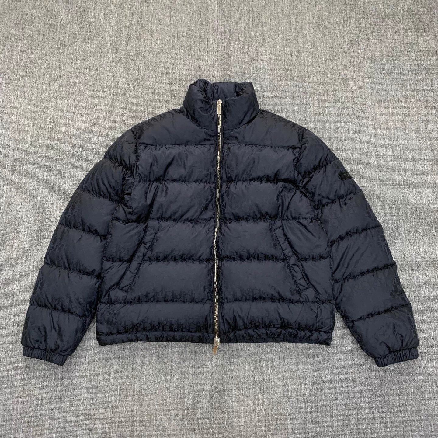 Dior Dior Monogram Down Jacket Black Size 54 Size US L / EU 52-54 / 3 - 1 Thumbnail