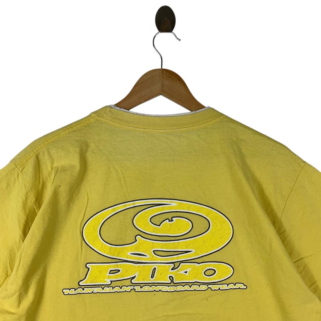 Other Vintage 90s PIKO surf gear Surfing big printed backhit tee Size US M / EU 48-50 / 2 - 12 Thumbnail