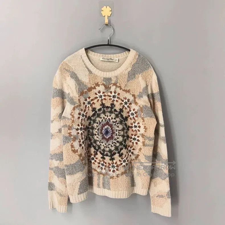 Dior Dior Embroidered Cashmere Sweater. Size US L / EU 52-54 / 3 - 1 Thumbnail