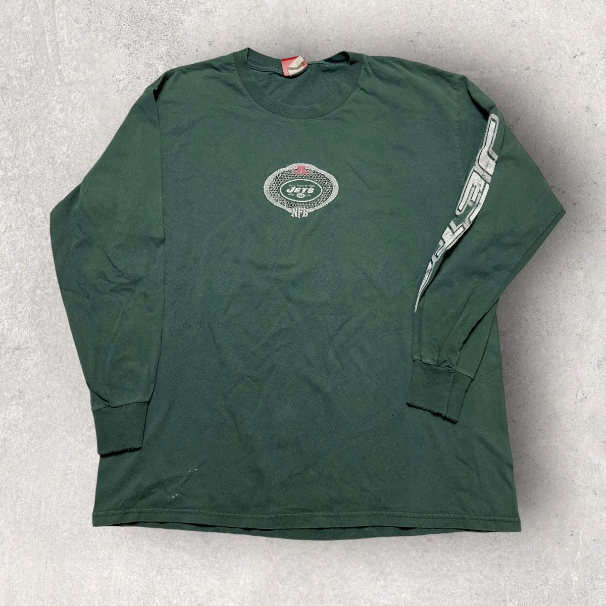 NFL × Vintage Vintage New York Jets long sleeve tee Size US L / EU 52-54 / 3 - 1 Thumbnail