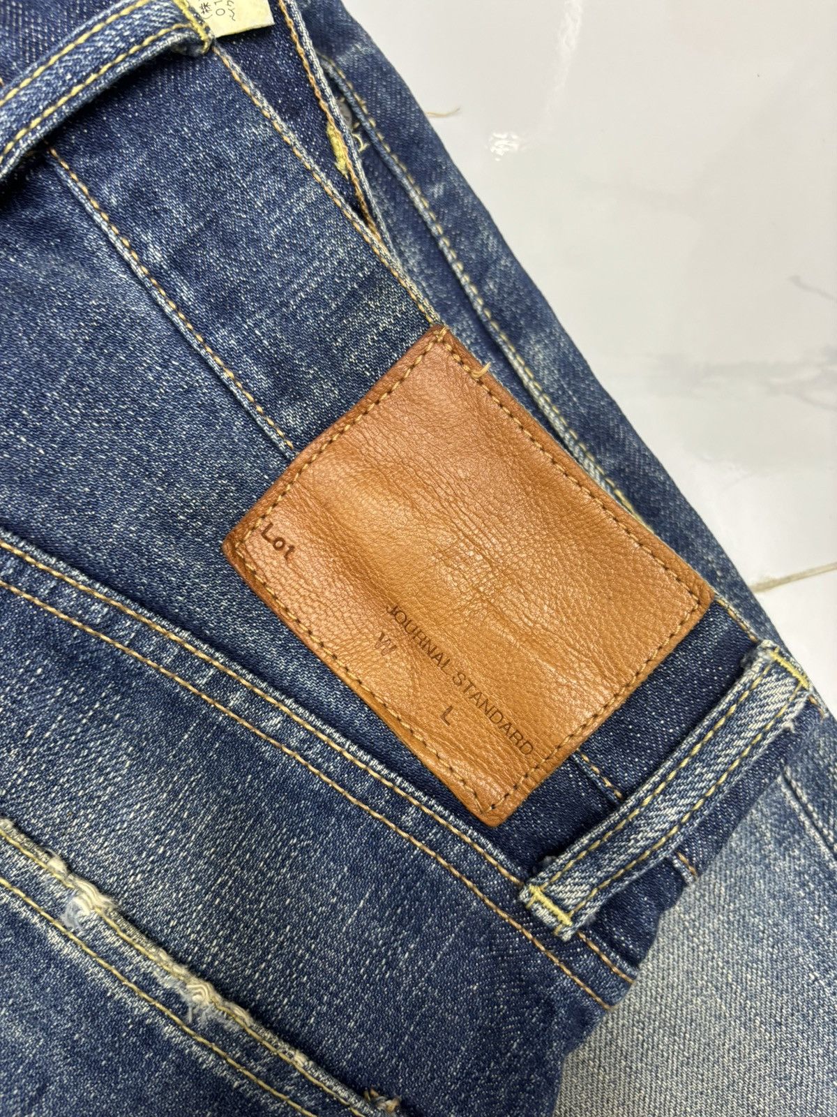 Kapital JOURNAL STANDARD SELVEDGE JAPAN DENIM JEANS Size US 28 / EU 44 - 12 Thumbnail
