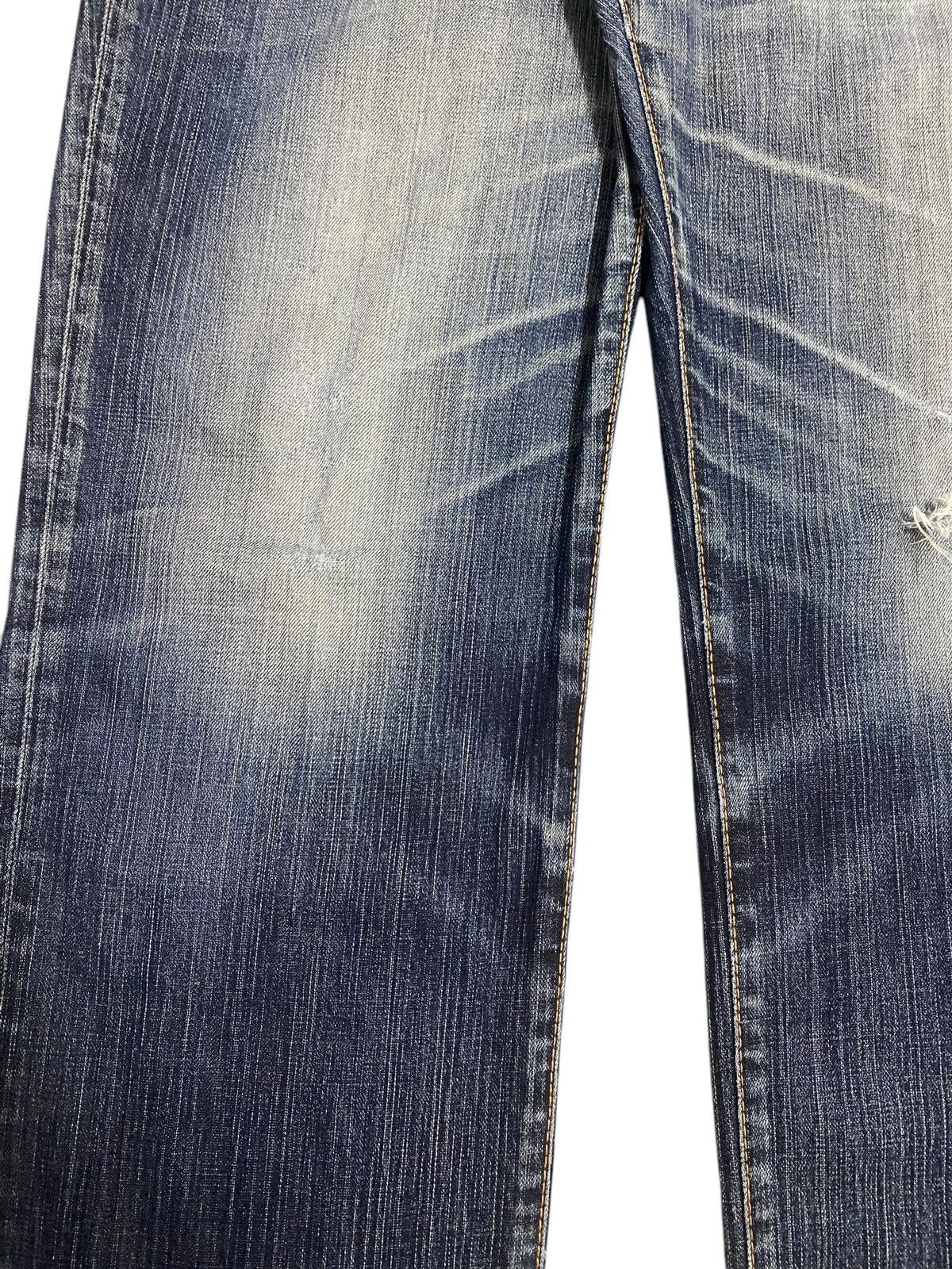 Edwin Vintage JapaneseBrands Edwin 504 Distressed Loose Jeans Size US 39 - 9 Thumbnail
