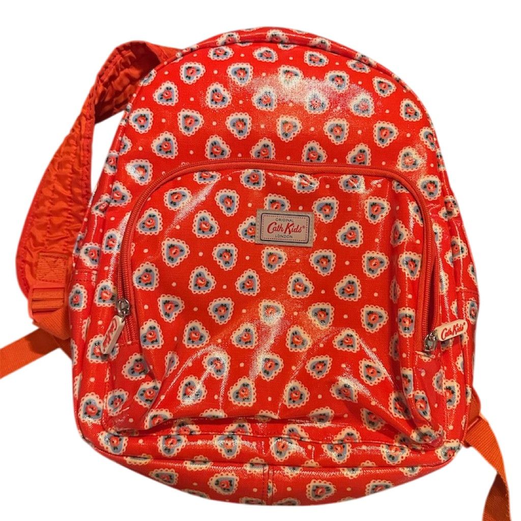 Jordan Brand Cath Kidston Lace Hearts Large Rucksack Backpack in Red Size ONE SIZE - 1 Thumbnail