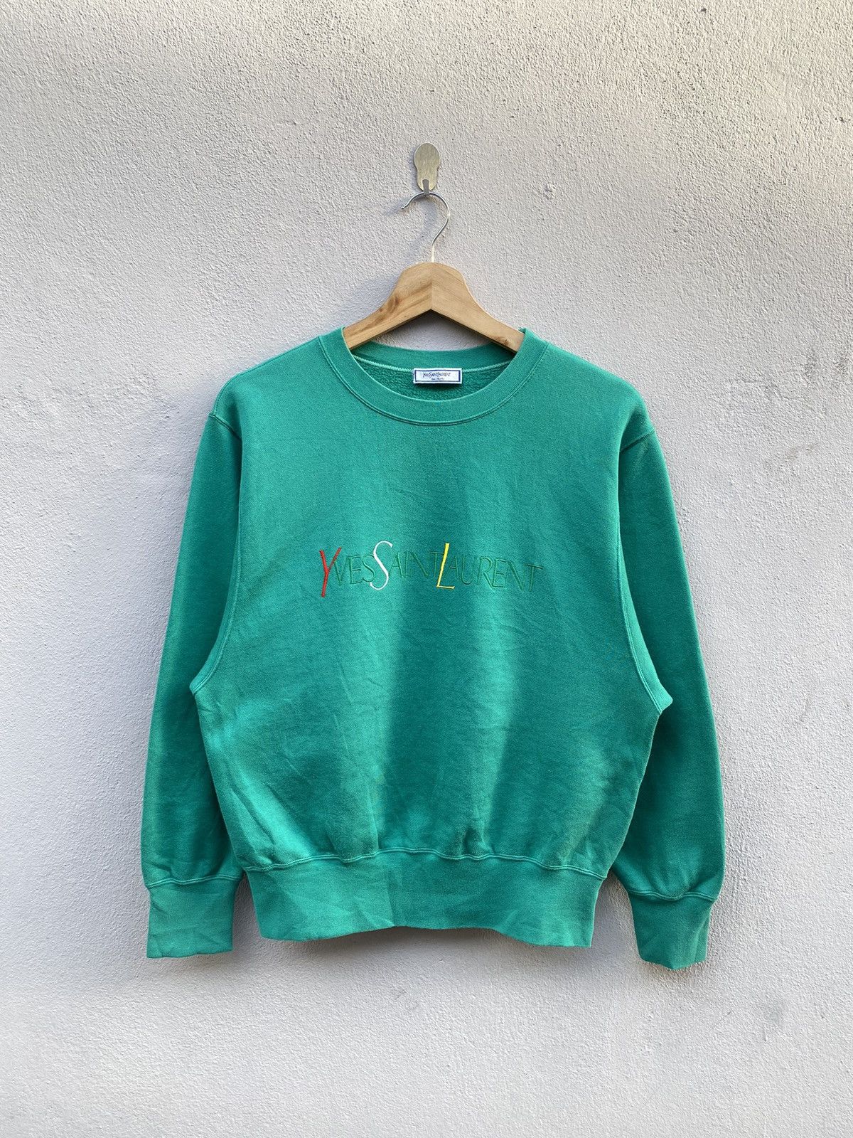 Yves Saint Laurent Rare Archived 80s YVES SAINT LAURENT Multi Color Logo Size US M / EU 48-50 / 2 - 1 Thumbnail