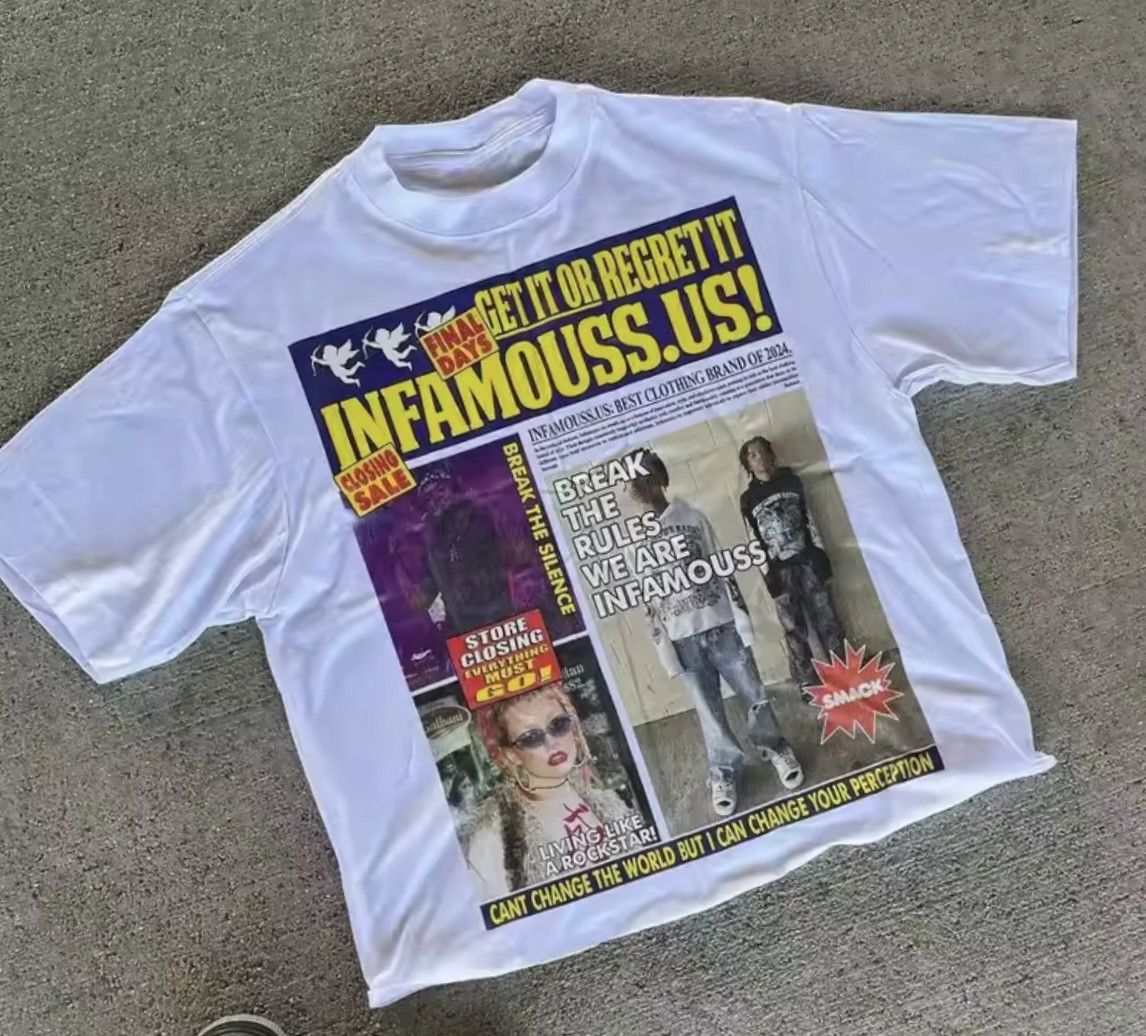 Other Streetwear Vintage American Newspaper Short Sleeve T-Shirt Size US S / EU 44-46 / 1 - 1 Thumbnail
