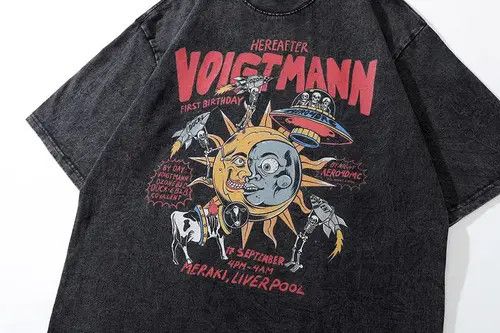 Japanese Brand Oversized Vintage Funny Cartoom Distress T-Shirt Retro Men Size US XL / EU 56 / 4 - 3 Thumbnail
