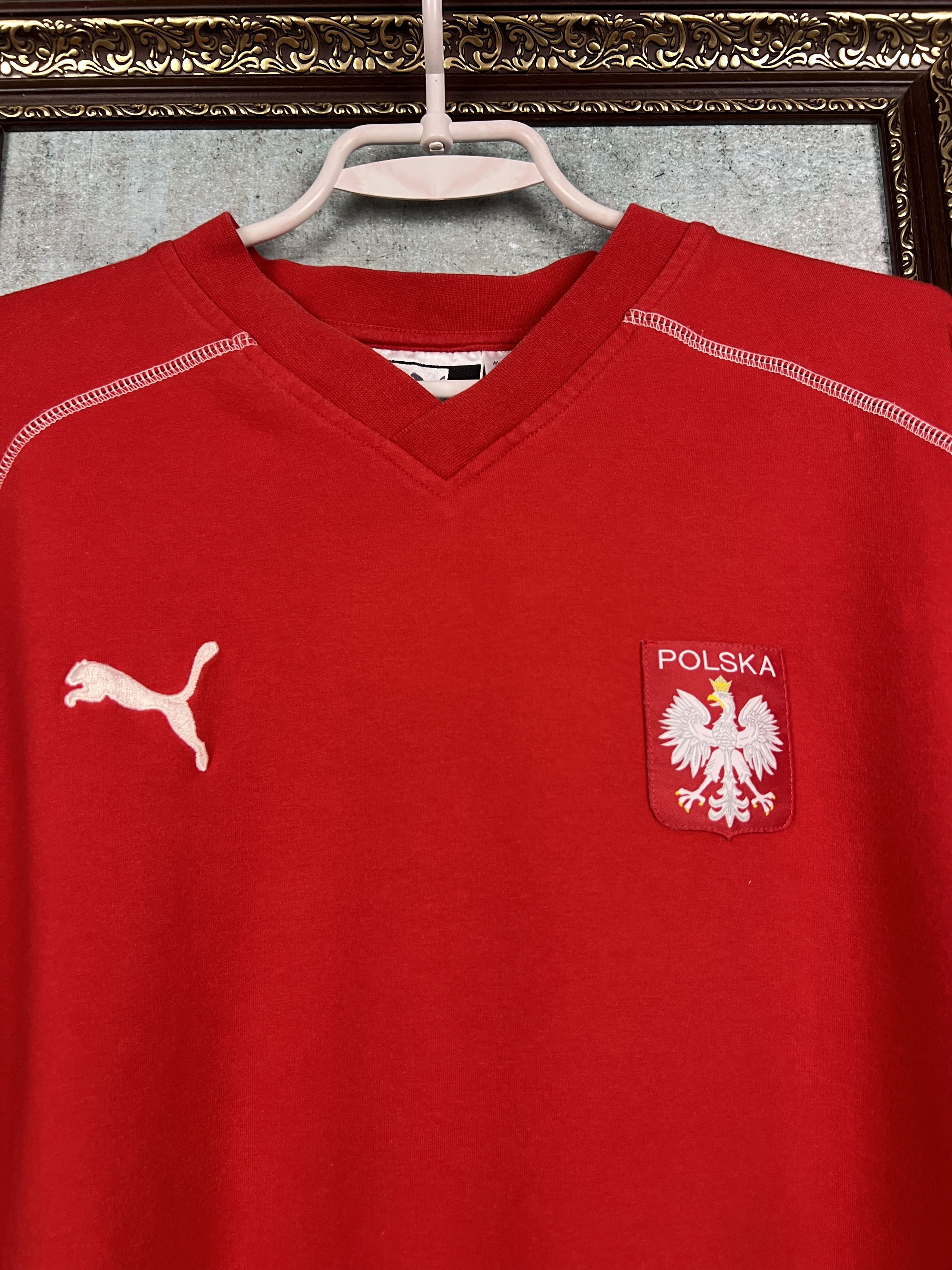 Puma Vintage Poland Football Train Sweatshirt Soccer Crewneck Size US S / EU 44-46 / 1 - 3 Thumbnail