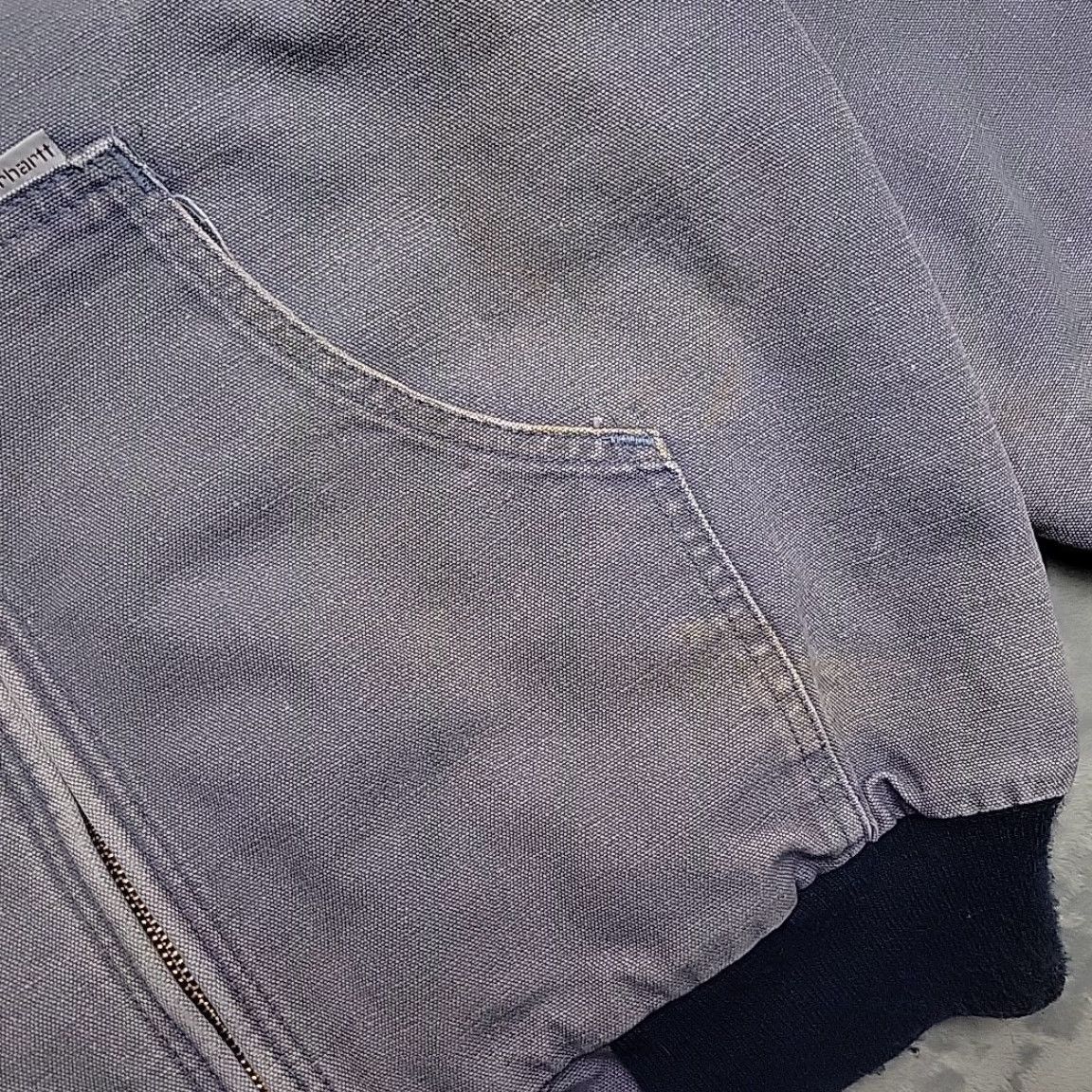 Carhartt VINTAGE Carhartt Jacket Mens XL Blue Canvas Hooded Thermal JR118 1989 100th Anniversary Workwear Casual, Outdoor, USA, American, Pockets Size US XL / EU 56 / 4 - 7 Thumbnail