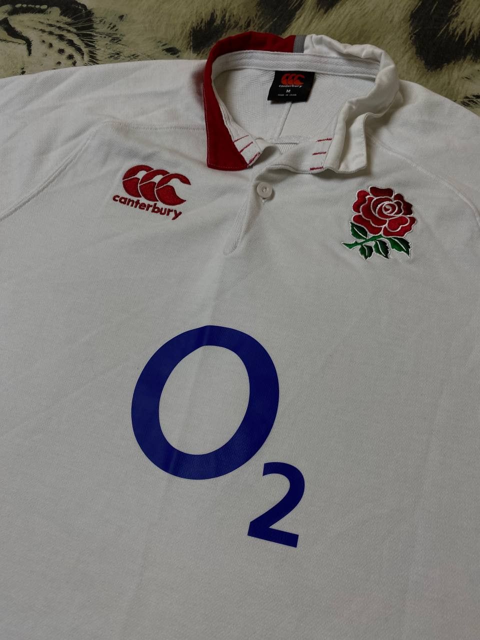 Canterbury of New Zealand England Home O2 Rugby Union Jersey Canterbury Size US M / EU 48-50 / 2 - 10 Thumbnail