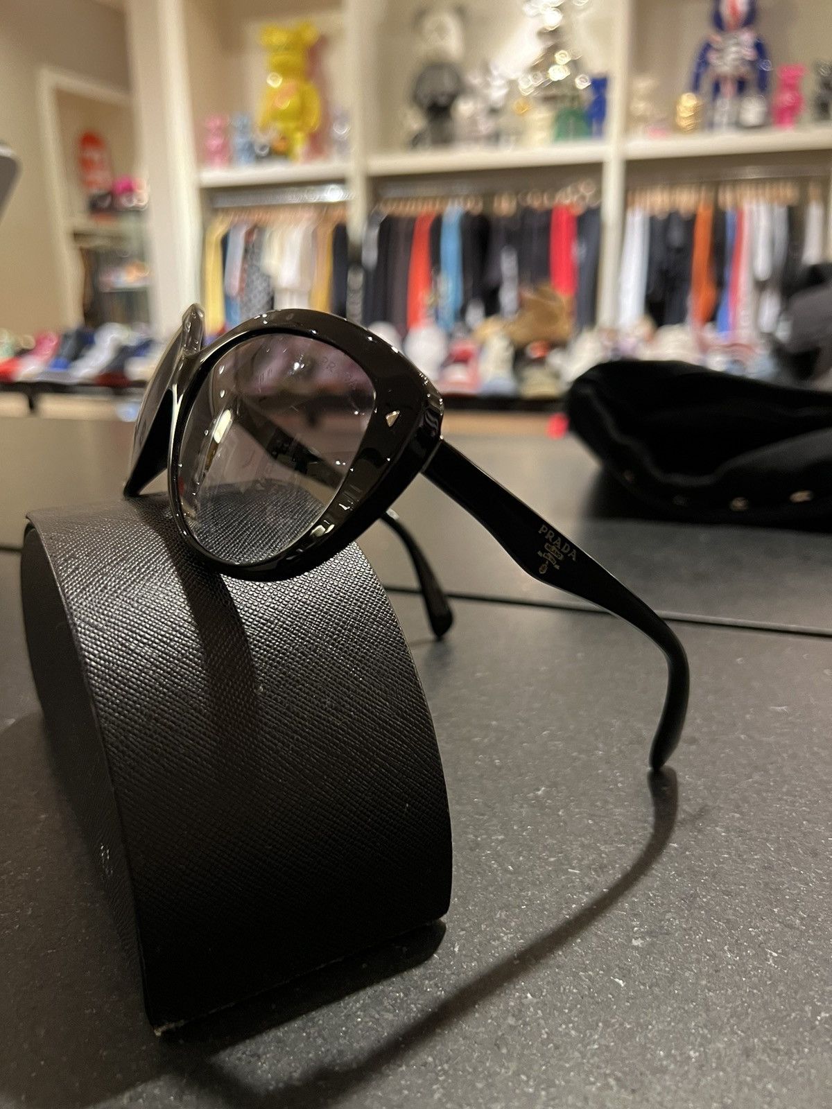 Prada Prada cat eye sunglasses black acetate Size ONE SIZE - 1 Thumbnail