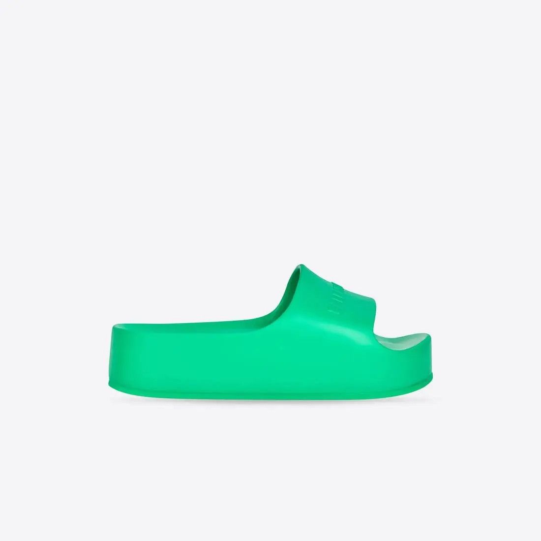 o1w1db10825 Chunky Slide Sandals in Green
