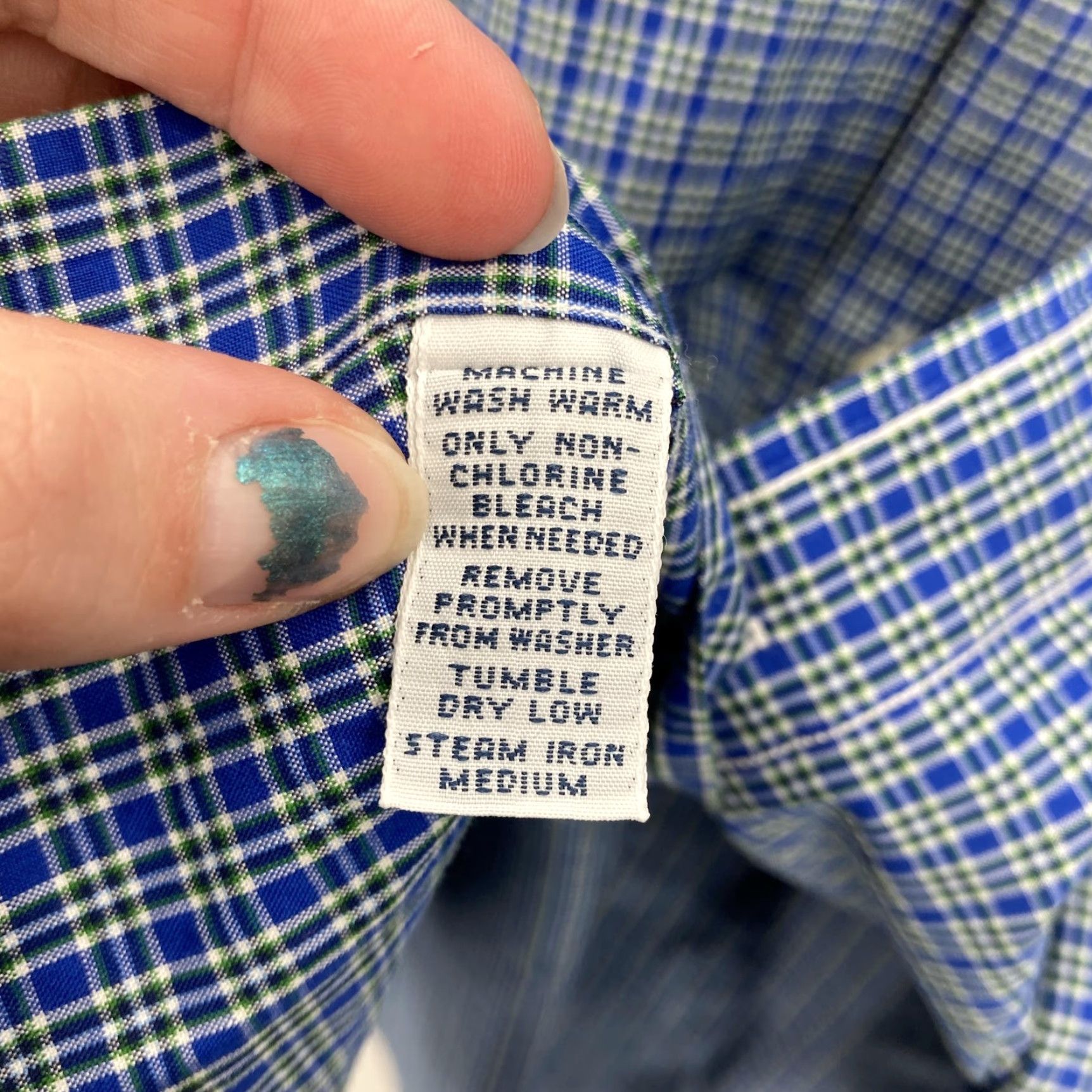 Ralph Lauren Polo Ralph Lauren Shirt Mens 4XB Blue Plaid Classic Fit Long Sleeve Big & Tall Size US XXL / EU 58 / 5 - 3 Thumbnail