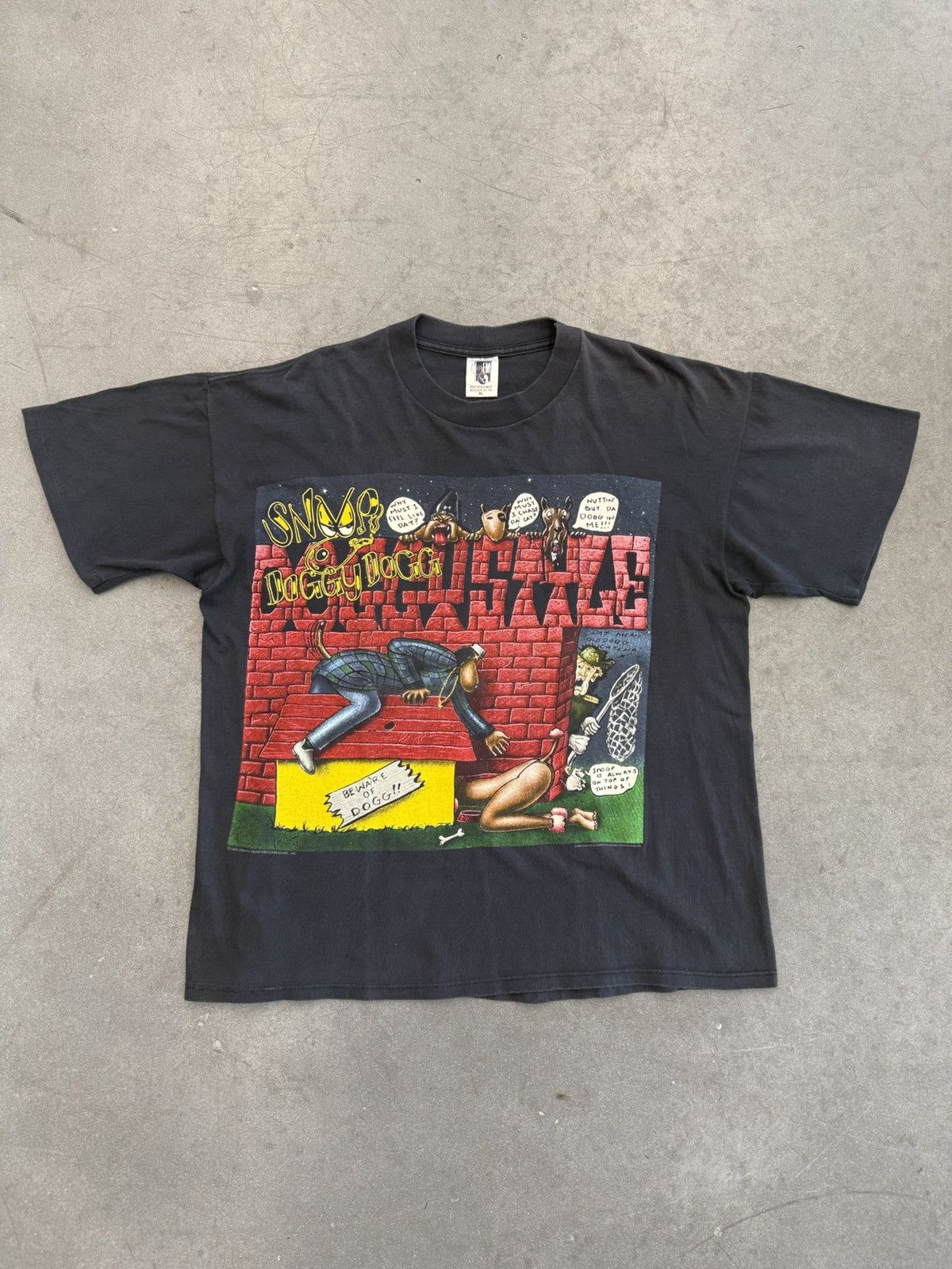 Rap Tees × Vintage 1993 Snoop Dogg “Beware of Dogg” Rap Tee | Grailed