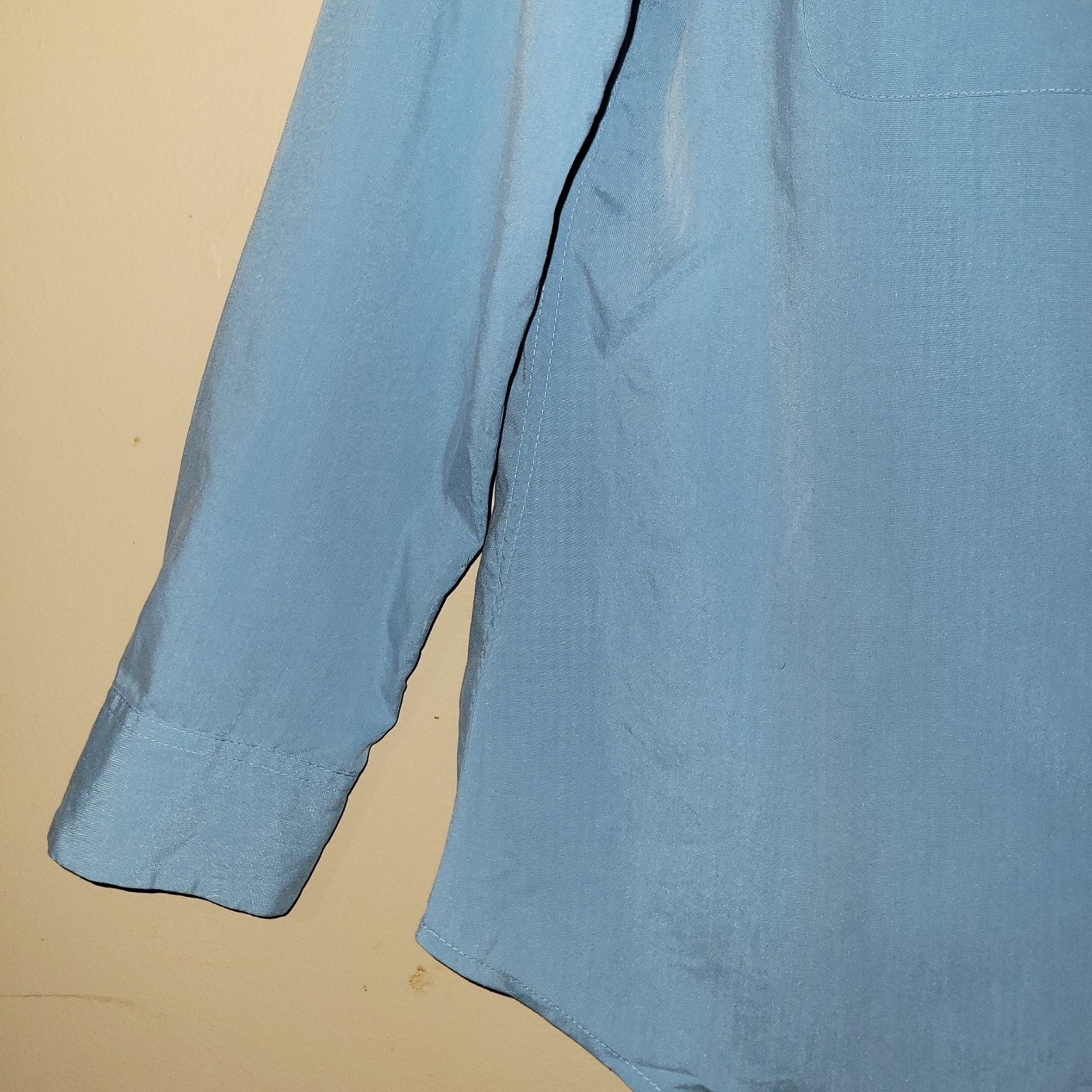 & Other Stories Chico's Womens Sz 1 Button Up Blouse Collared Long Sleeve Size L / US 10 / IT 46 - 12 Thumbnail