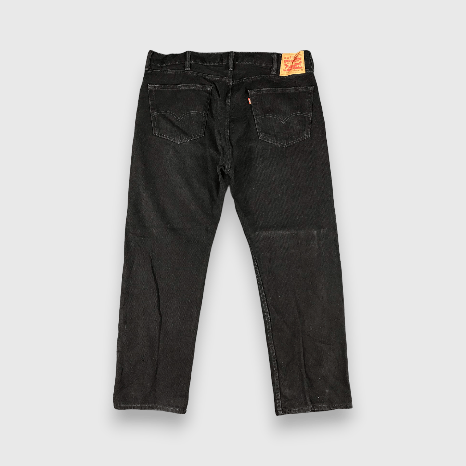 Levi's Vintage Faded Black Levis 505 Jeans-J2571 Size US 39 - 2 Thumbnail