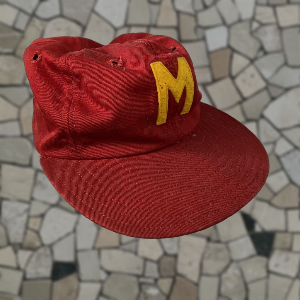 Vintage VINTAGE 1950s HaT Baseball Cap Hat Size 6 7/8 Cap 1950s Mens? Girls? Wait. Size ONE SIZE - 1 Thumbnail