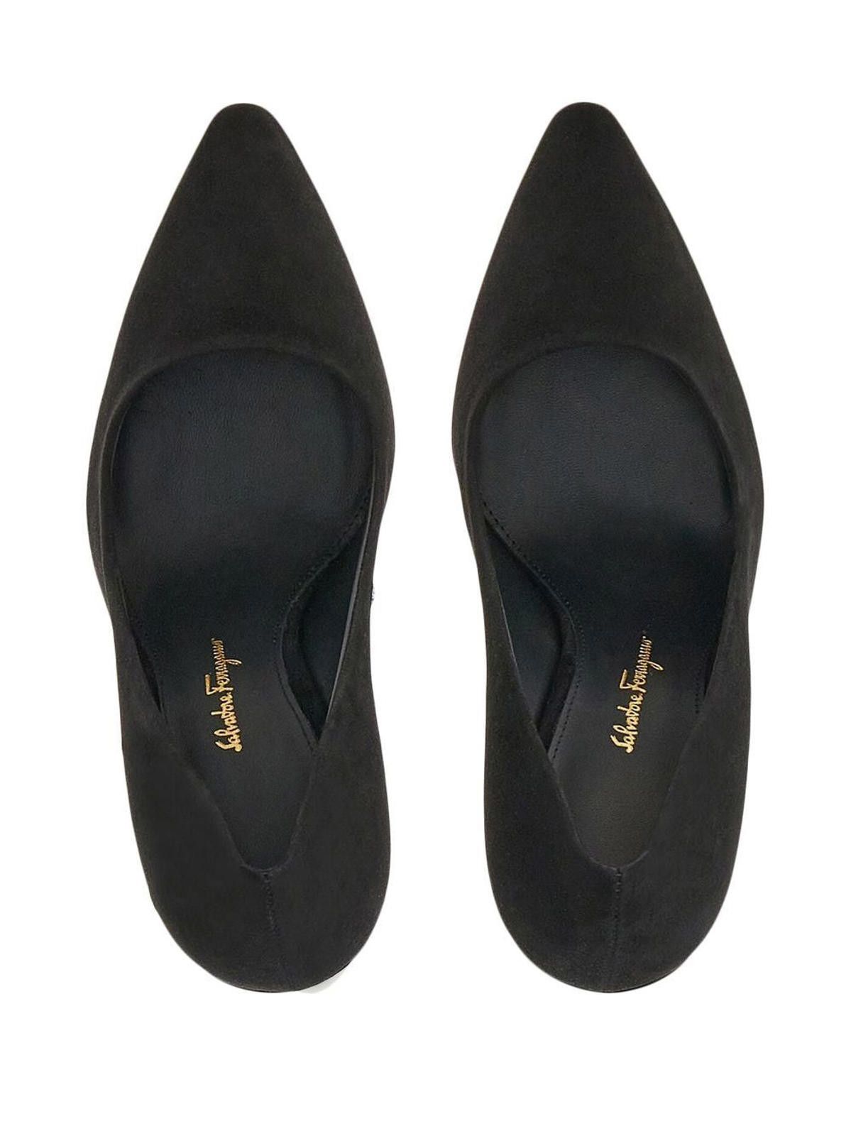 Salvatore Ferragamo Ferragamo Justina suede pumps Size 10 Size US 10 / IT 40 - 4 Thumbnail