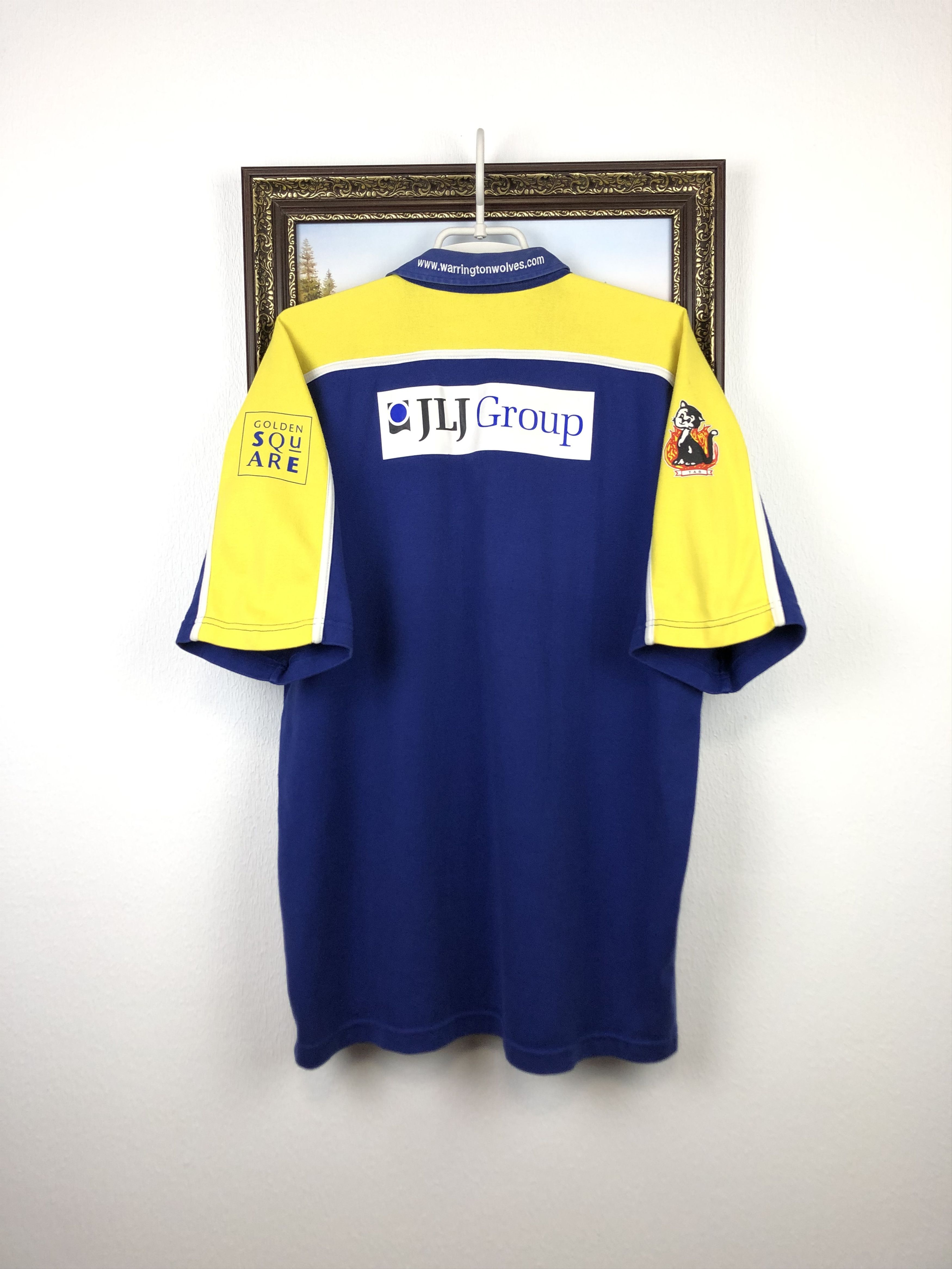 Canterbury of New Zealand Vintage 90's Canterbury Warrington Wolves Rugby Shirt Jersey Size US L / EU 52-54 / 3 - 7 Thumbnail