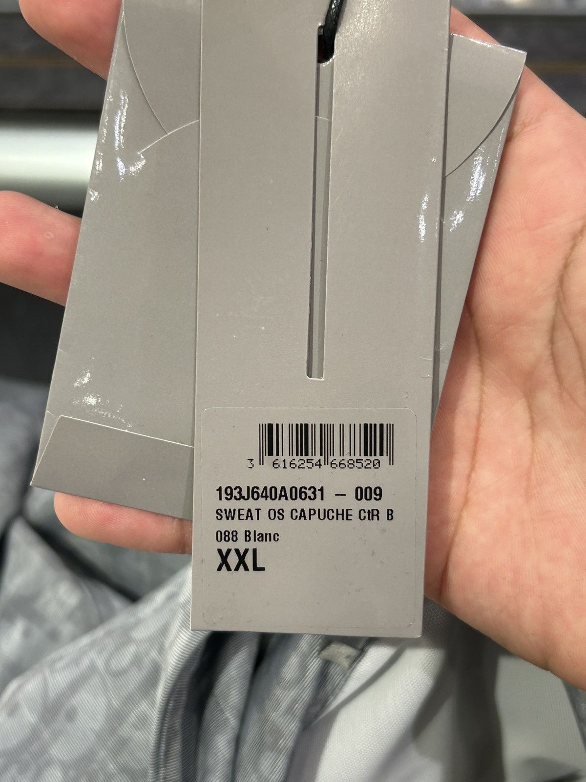 Dior Dior Homme Grey and White Oblique Hooded Anorak Jacket Size US XXL / EU 58 / 5 - 7 Thumbnail