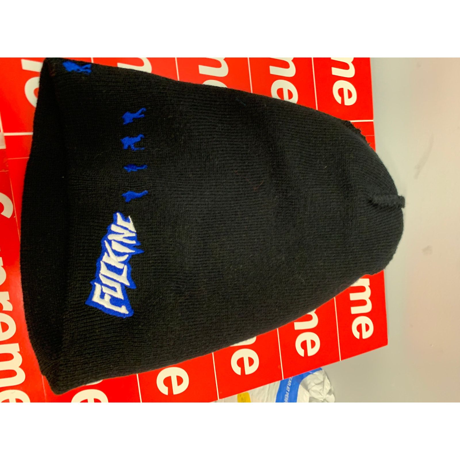 Fucking Awesome F*cking Awesome Black Graphic Beanie BRAND NEW SHIPS NOW Size ONE SIZE - 2 Thumbnail