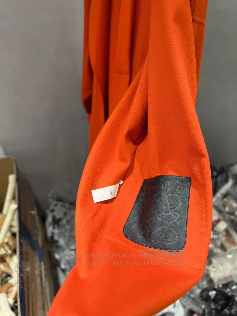 Loewe Loewe Orange Tweed Coat Size M / US 6-8 / IT 42-44 - 4 Thumbnail