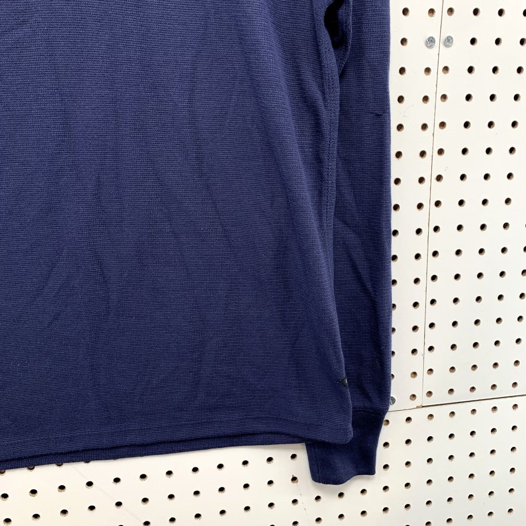 Guess GUESS Henley Blue Long Sleeve Knit Shirt Mens Medium Preppy Casual Size US M / EU 48-50 / 2 - 7 Thumbnail