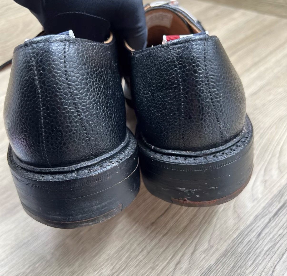 Thom Browne Thom Browne Black Lace-up Leather Shoes J41 Size US 8.5 / EU 41-42 - 5 Thumbnail