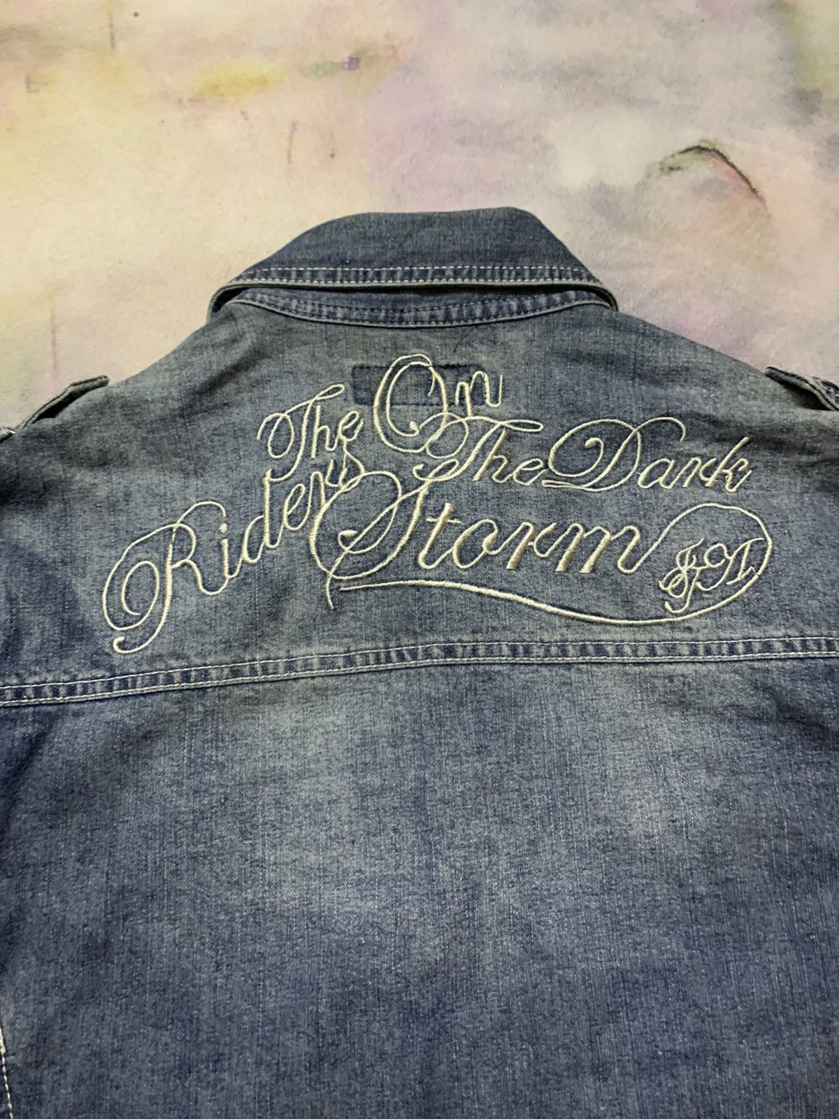 In The Attic In the Attic Washed Dirty Denim Shirt Share Spirit Goa LGB Size US M / EU 48-50 / 2 - 11 Thumbnail