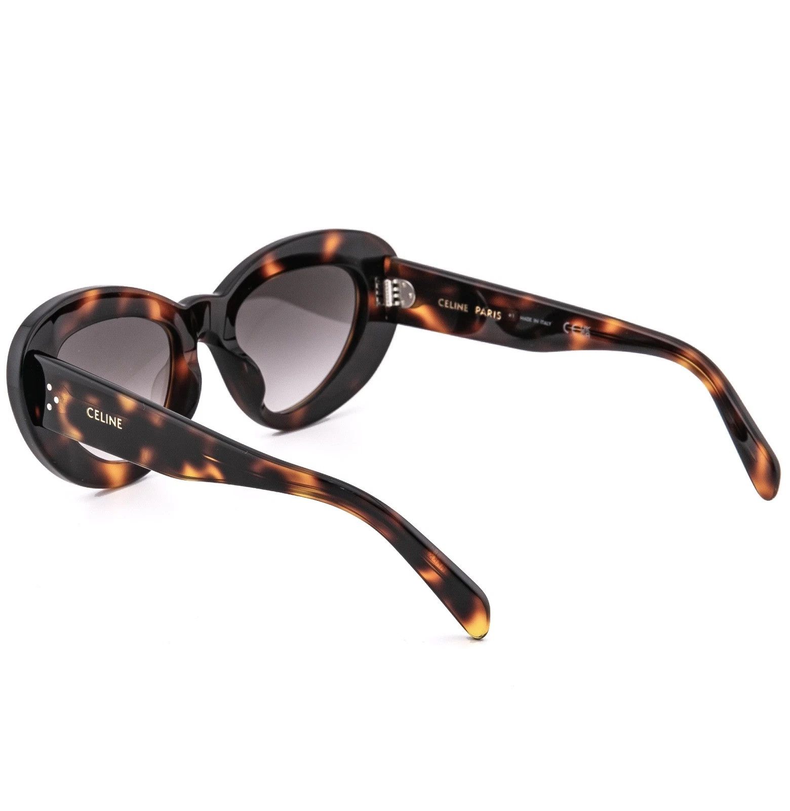 Celine CELINE 40320 CL40320U BOLD 3 Dots Brown Havana Sunglass 52F Size ONE SIZE - 4 Thumbnail
